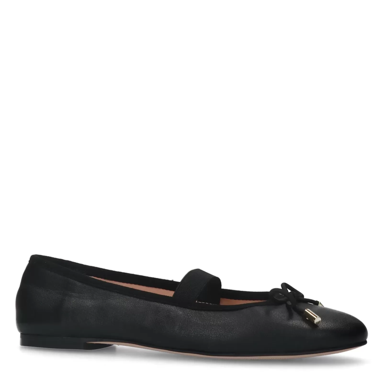 Femmes Sacha Mocassins<Ballerines Avec Noeud - Noir