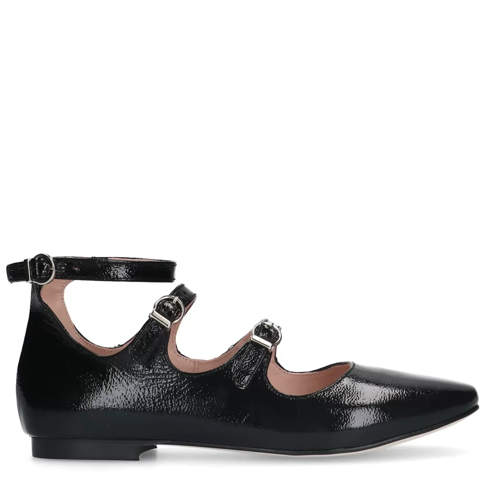 Femmes Sacha Mocassins<Ballerines En Cuir - Noir