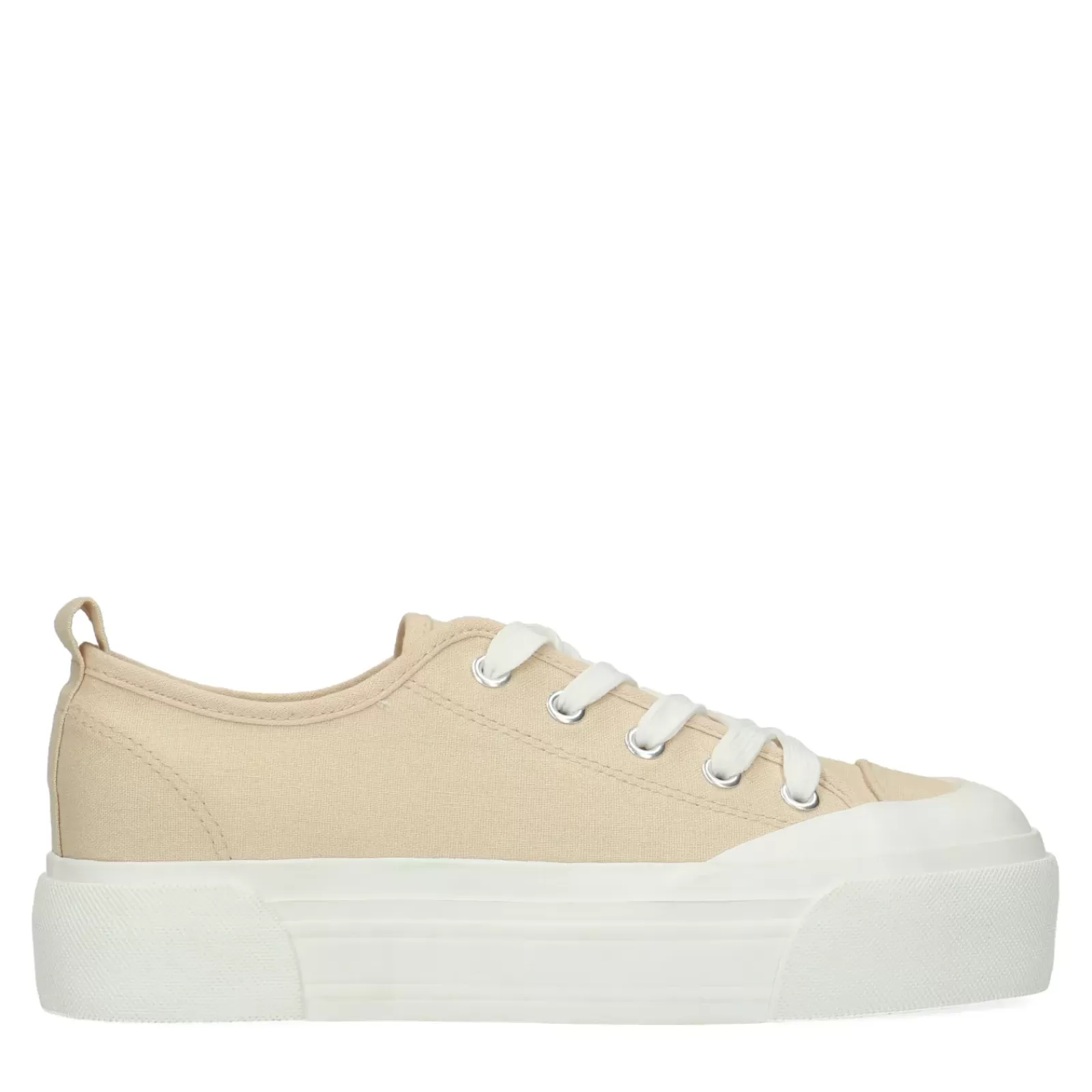 Femmes Sacha Baskets<Baskets A Semelle Plateforme - Beige