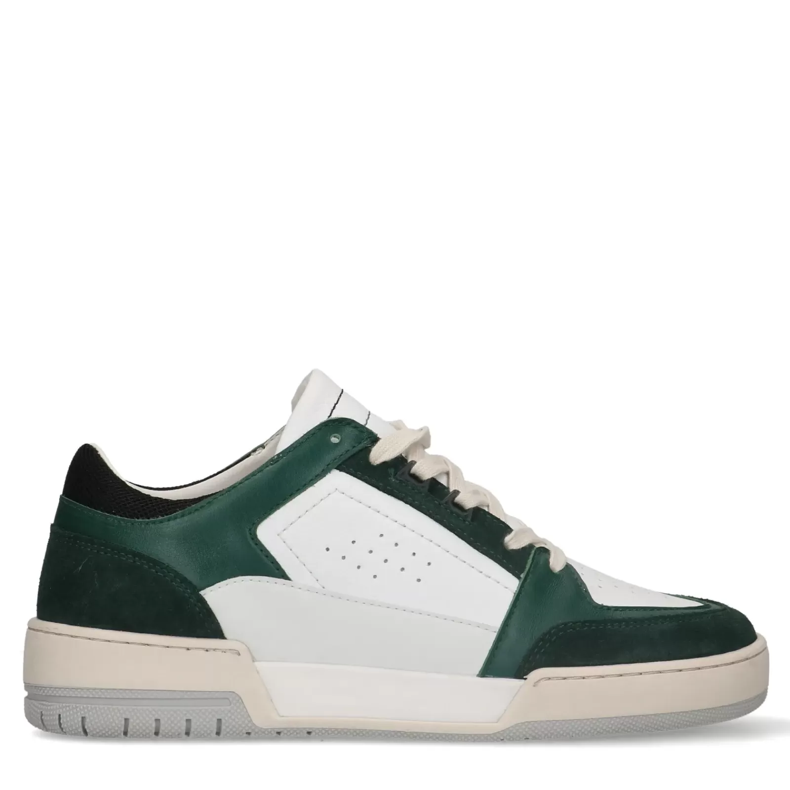 Hommes Sacha Baskets<Baskets Avec Details En Daim - Vert