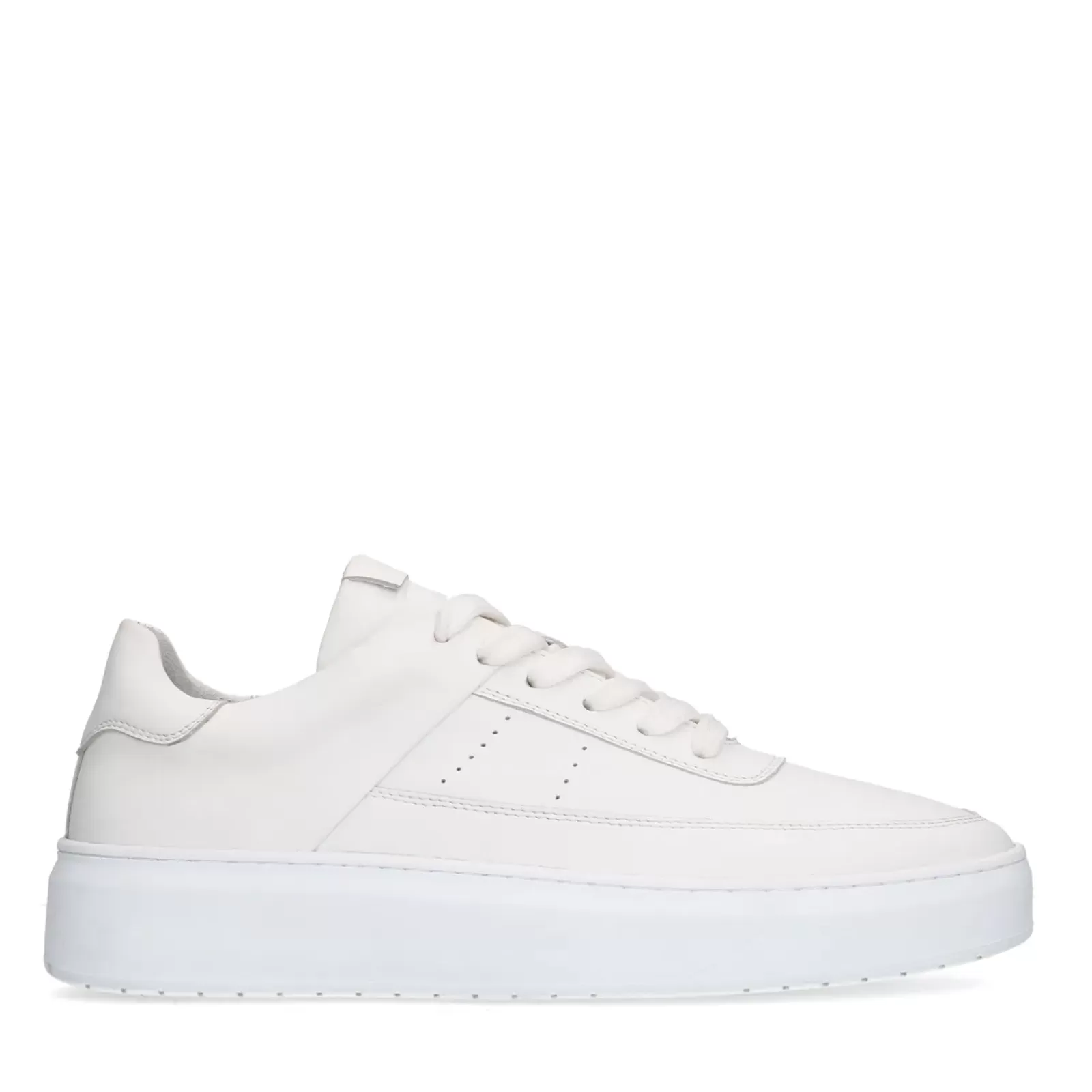 Hommes Sacha Baskets<Baskets En Cuir - Blanc