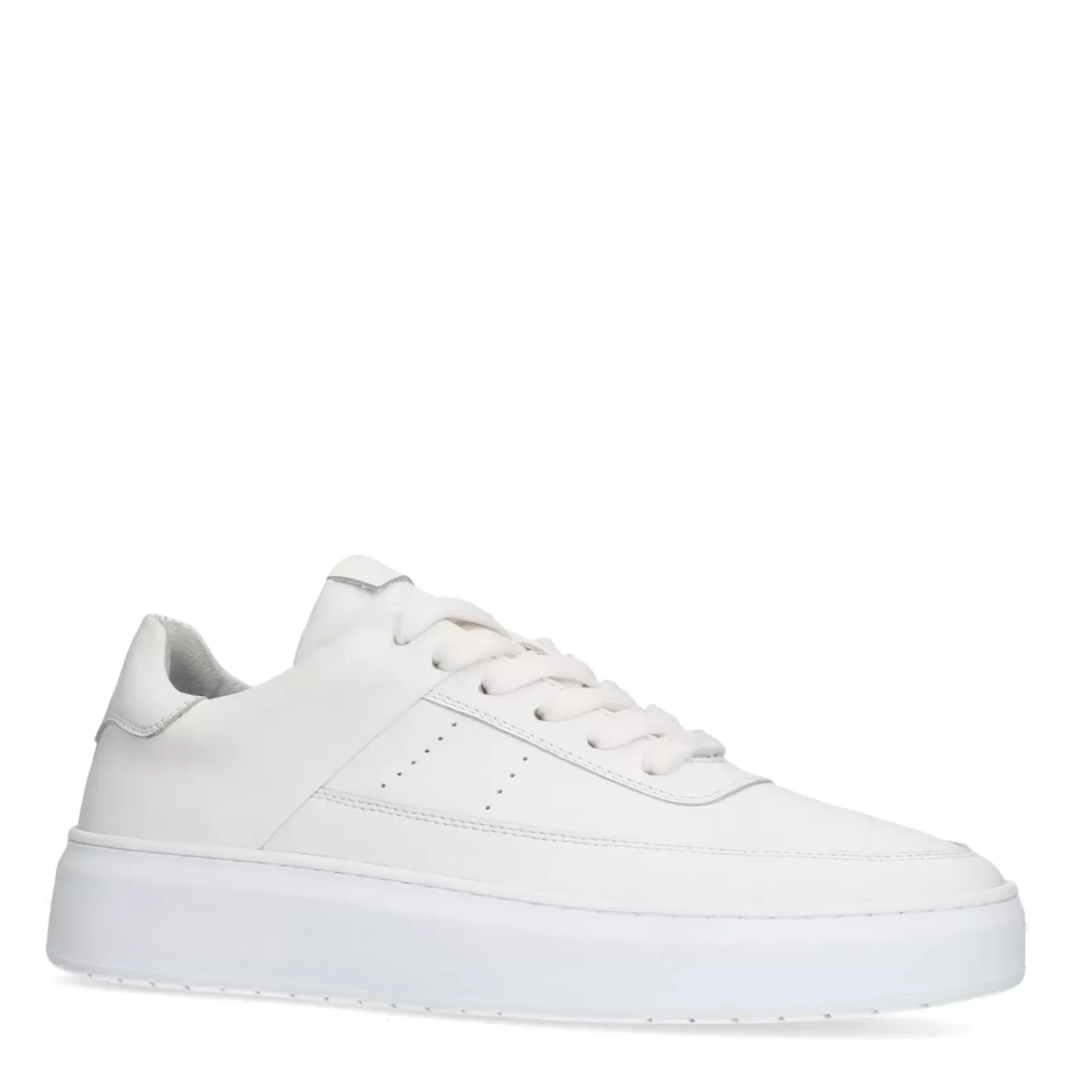 Hommes Sacha Baskets<Baskets En Cuir - Blanc