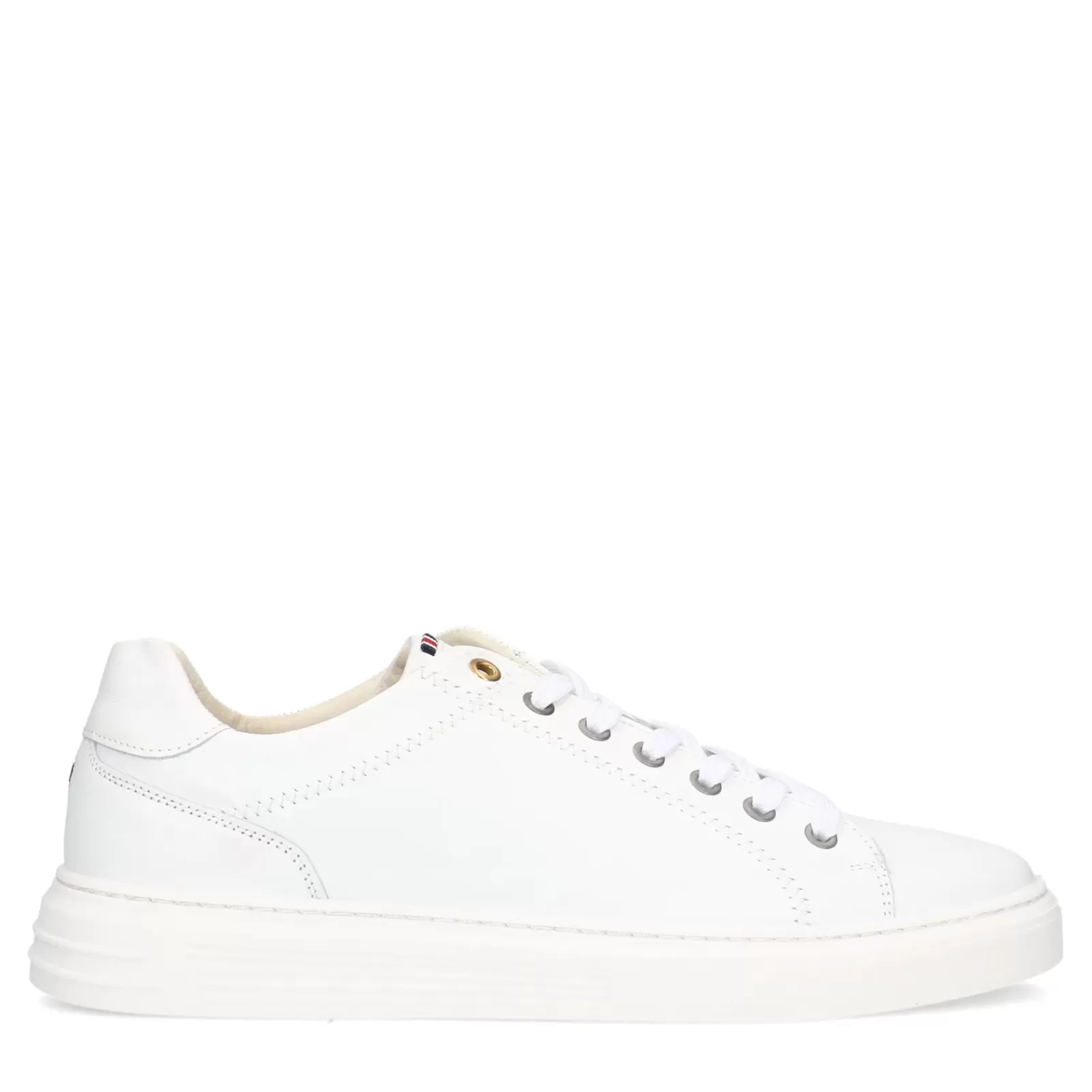 Hommes Sacha Baskets<Baskets En Cuir - Blanc