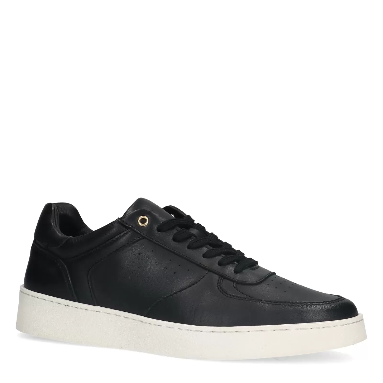 Hommes Sacha Baskets<Baskets En Cuir - Noir