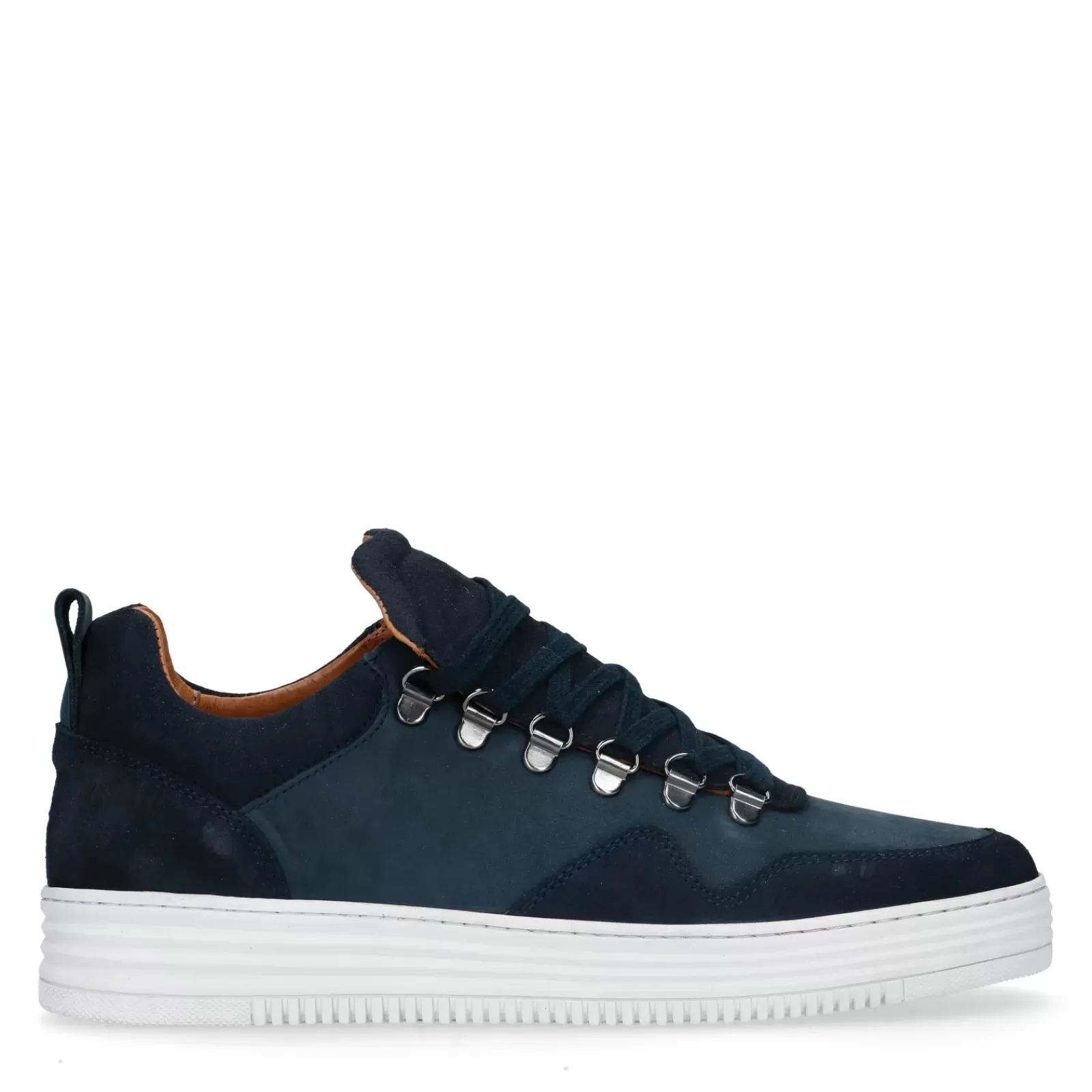 Hommes Sacha Baskets<Baskets En Daim - Bleu