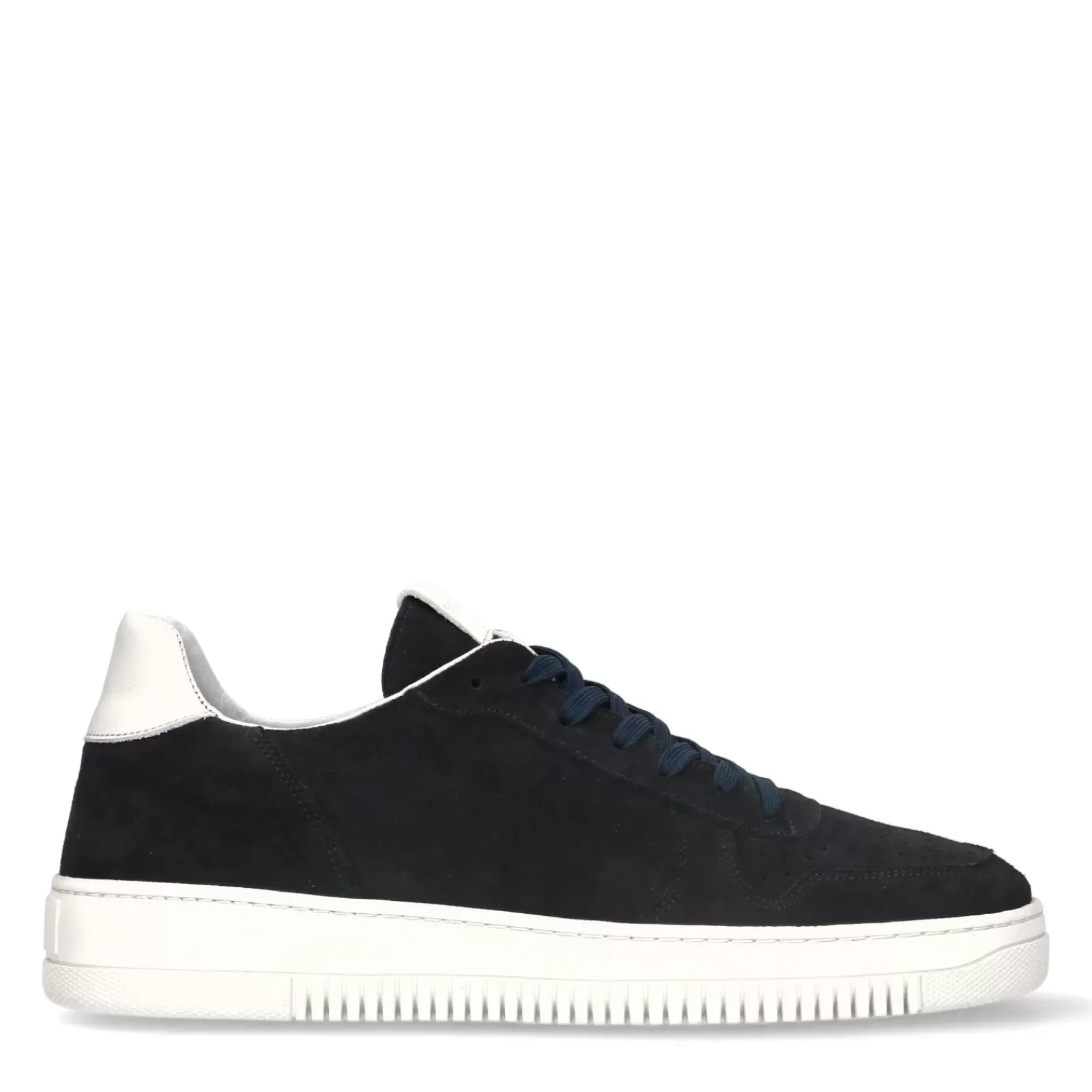 Hommes Sacha Baskets<Baskets En Daim - Bleu Fonce