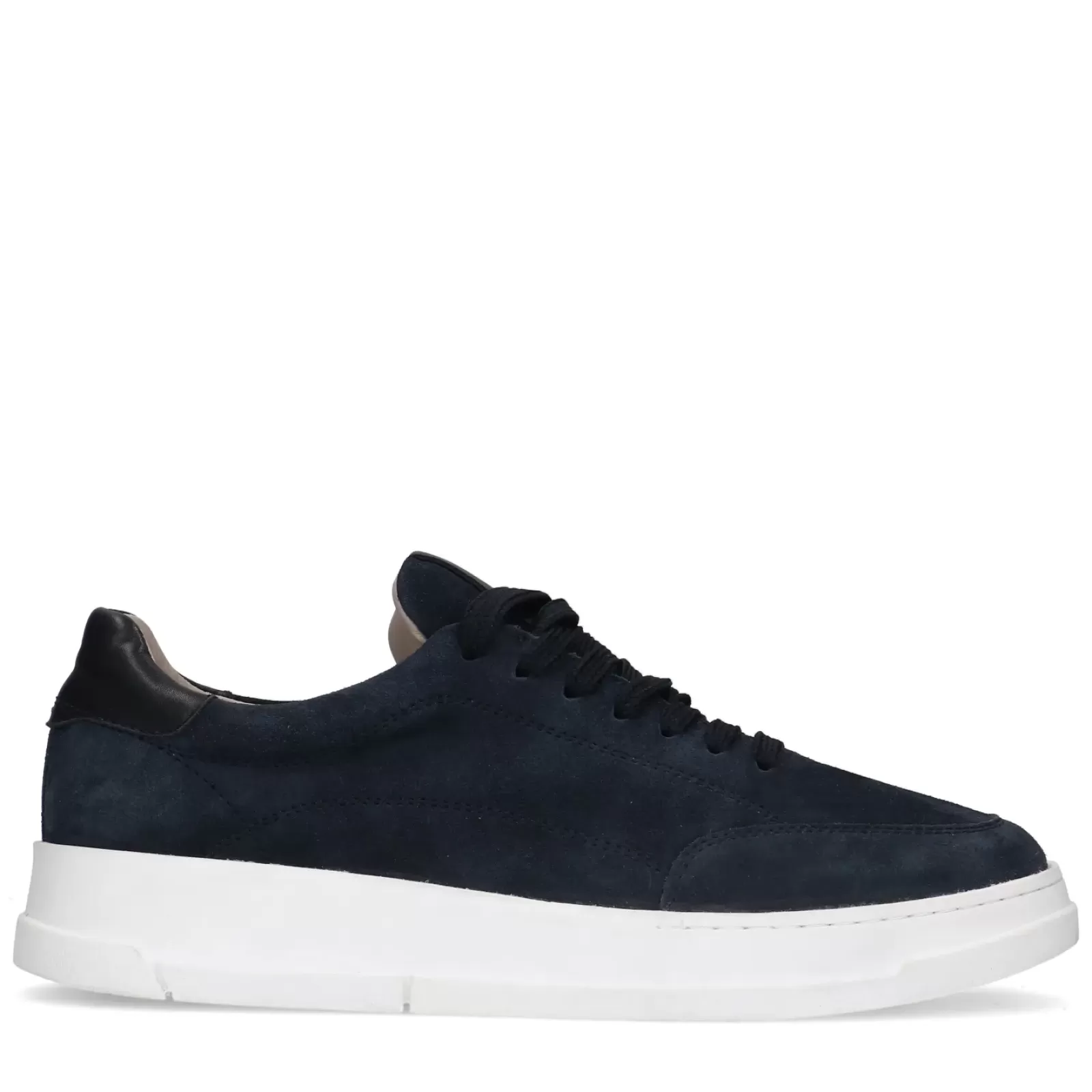 Hommes Sacha Baskets<Baskets En Daim - Bleu Fonce