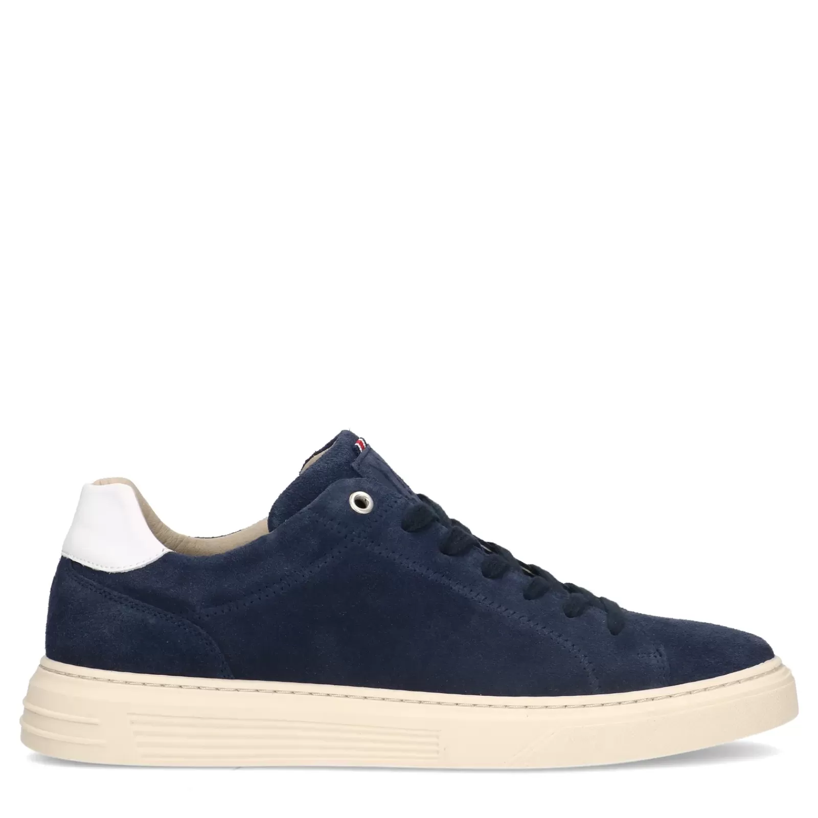 Hommes Sacha Baskets<Baskets En Daim - Bleu Fonce