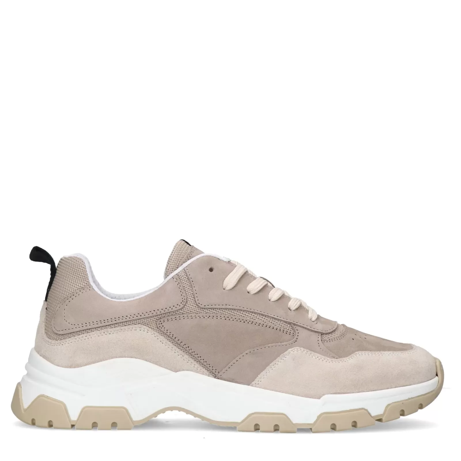 Hommes Sacha Baskets<Baskets En Nubuck - Beige