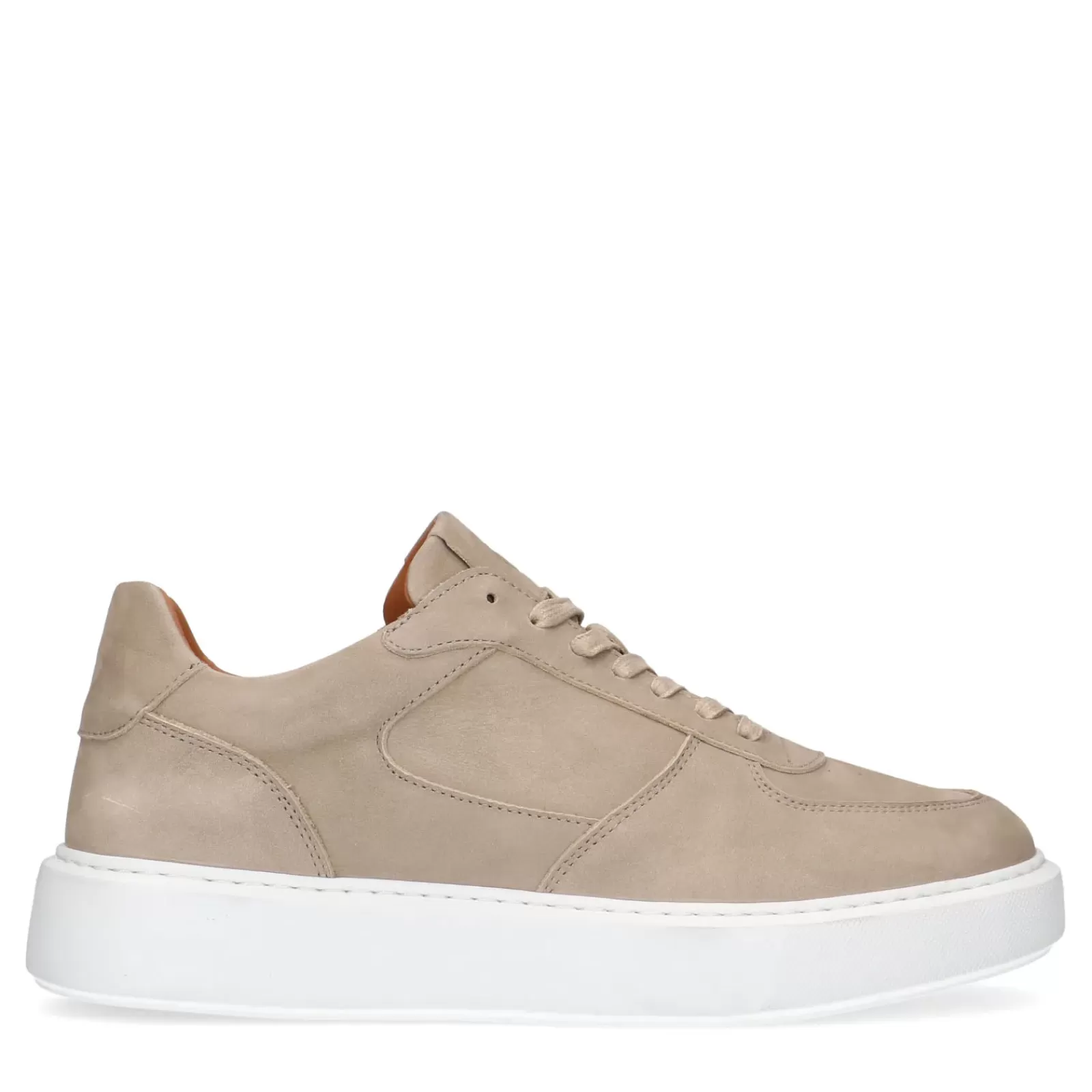 Hommes Sacha Baskets<Baskets En Nubuck - Beige