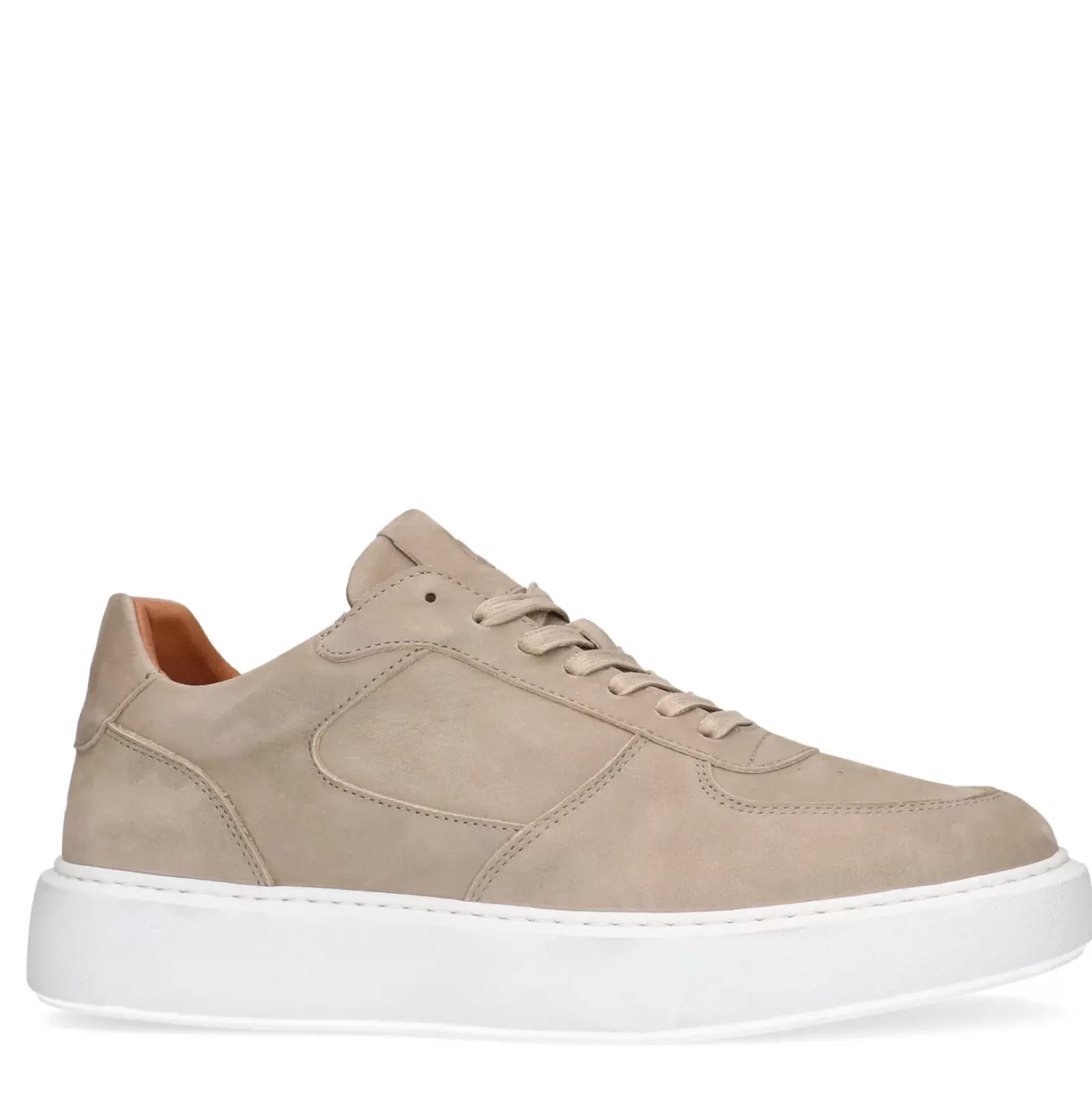 Hommes Sacha Baskets<Baskets En Nubuck - Beige