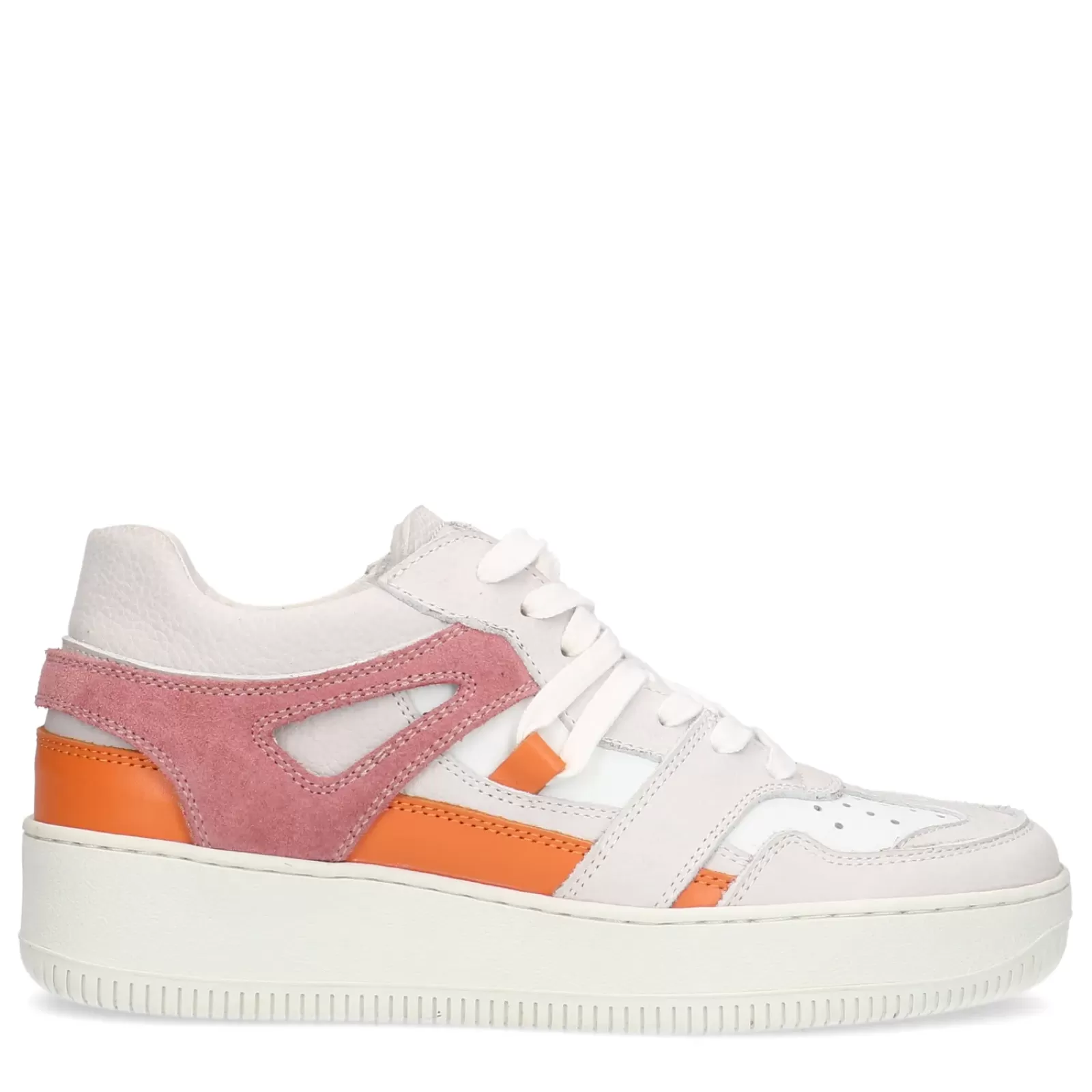 Femmes Sacha Baskets<Baskets En Nubuck - Blanc Casse