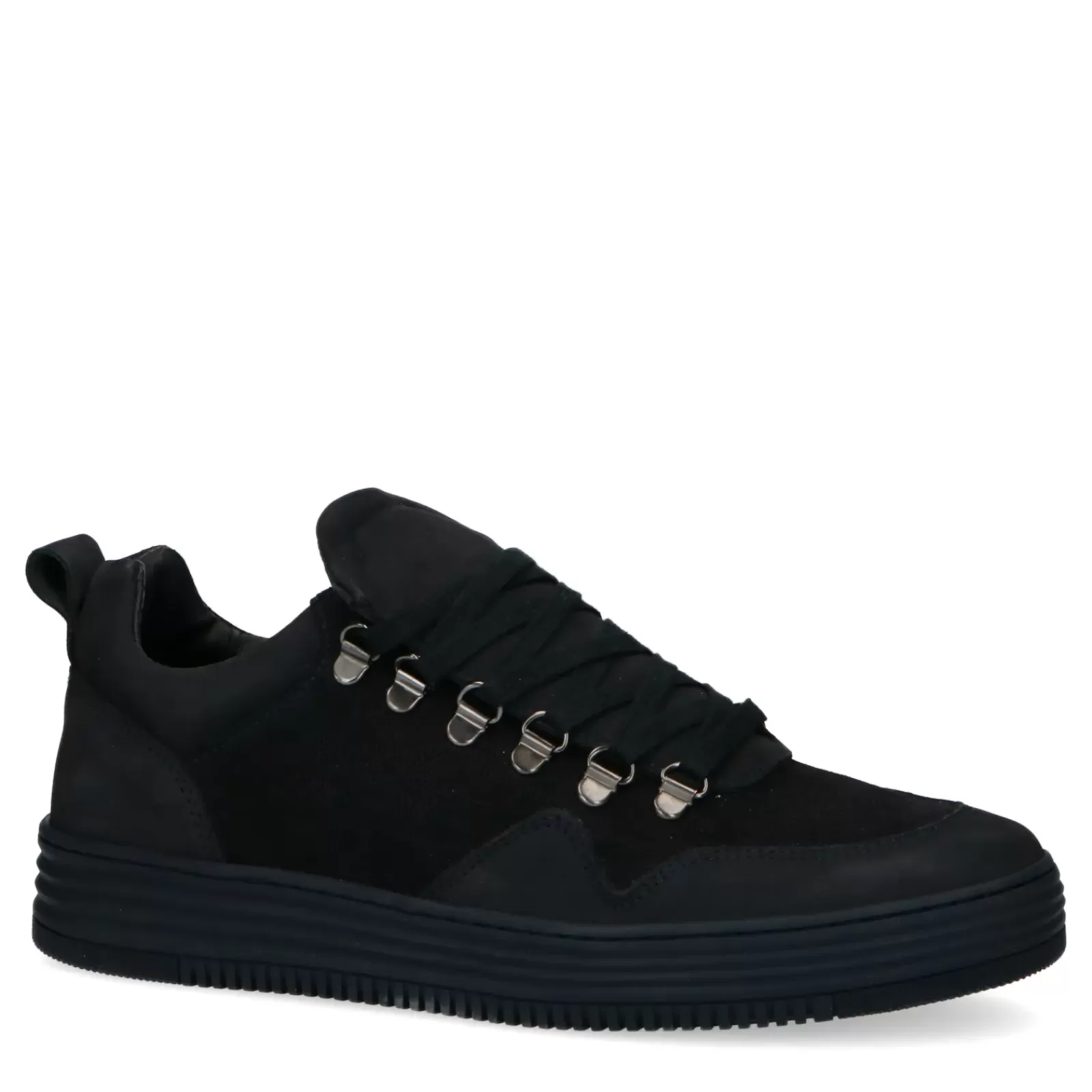 Hommes Sacha Baskets<Baskets En Nubuck - Bleu Fonce