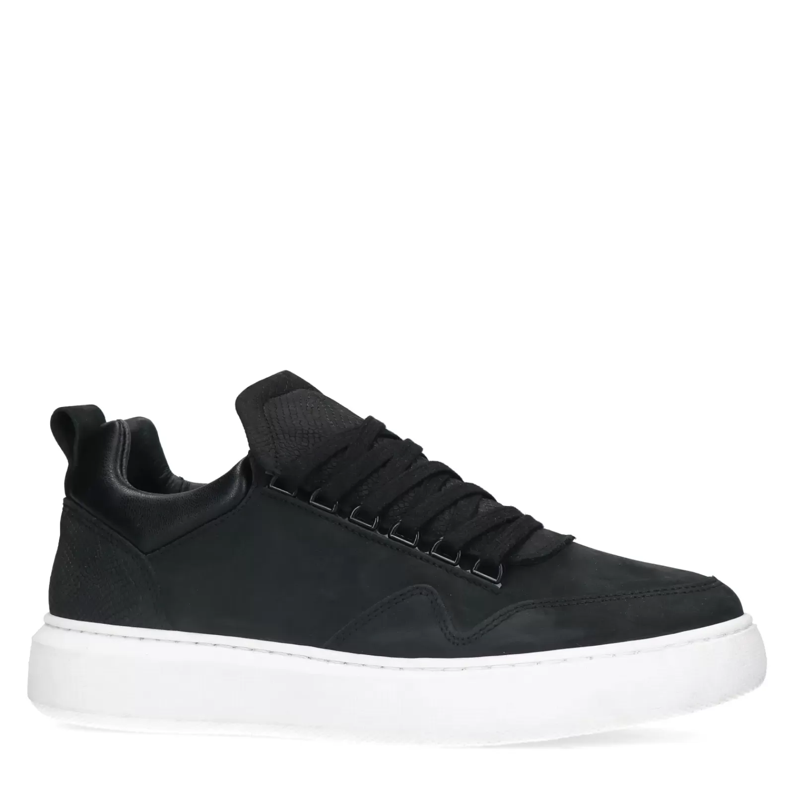 Hommes Sacha Baskets<Baskets En Nubuck - Noir