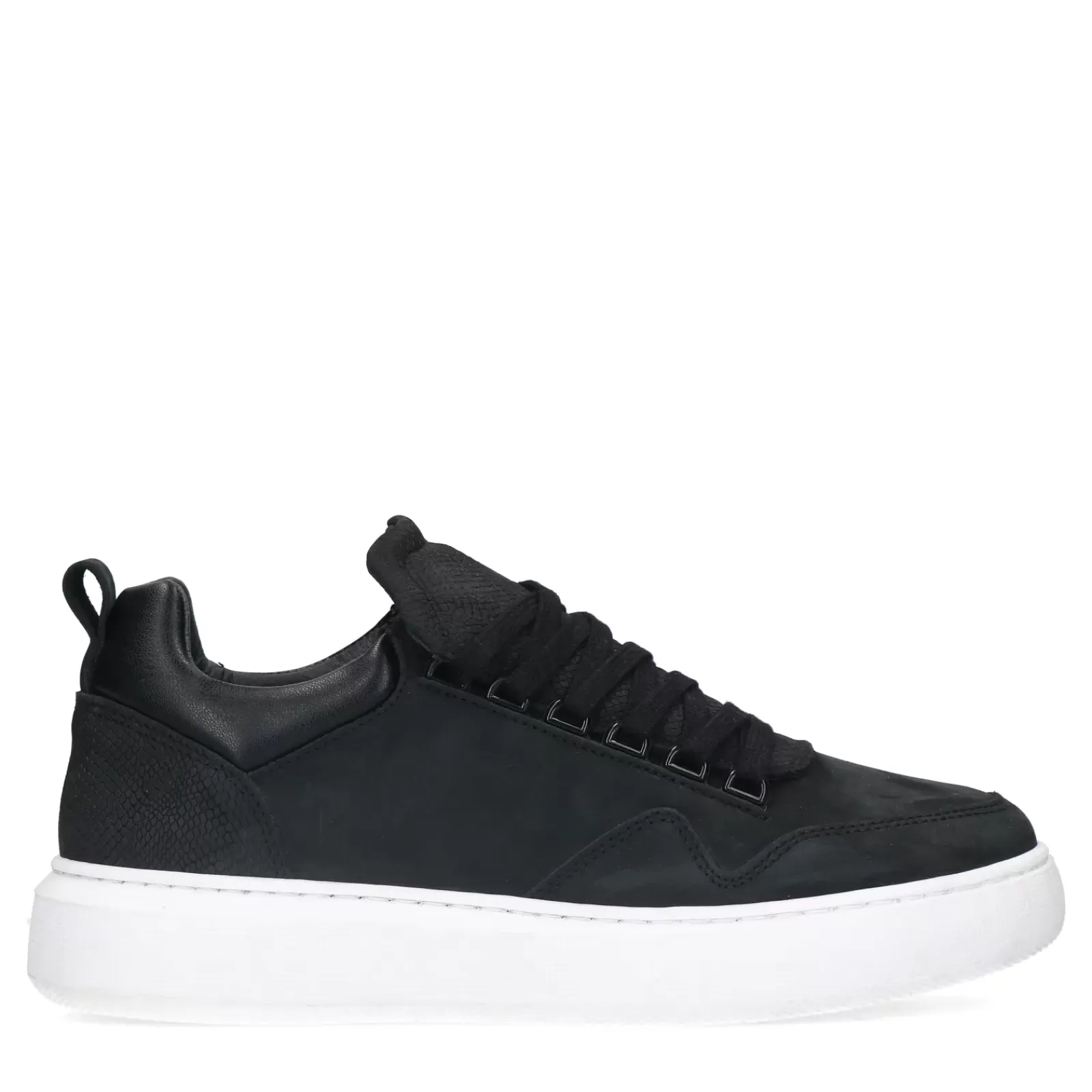 Hommes Sacha Baskets<Baskets En Nubuck - Noir