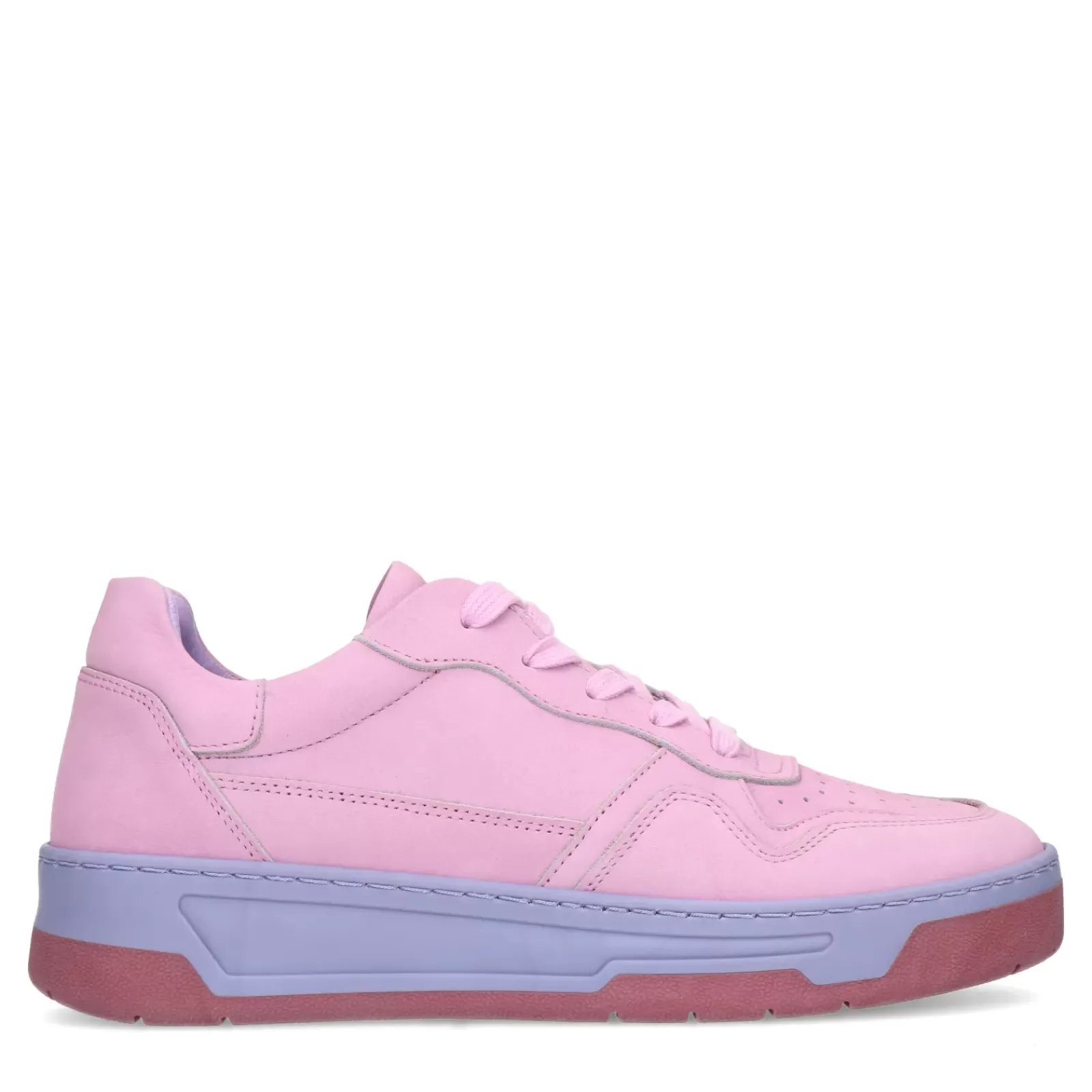 Femmes Sacha Baskets<Baskets En Nubuck - Rose