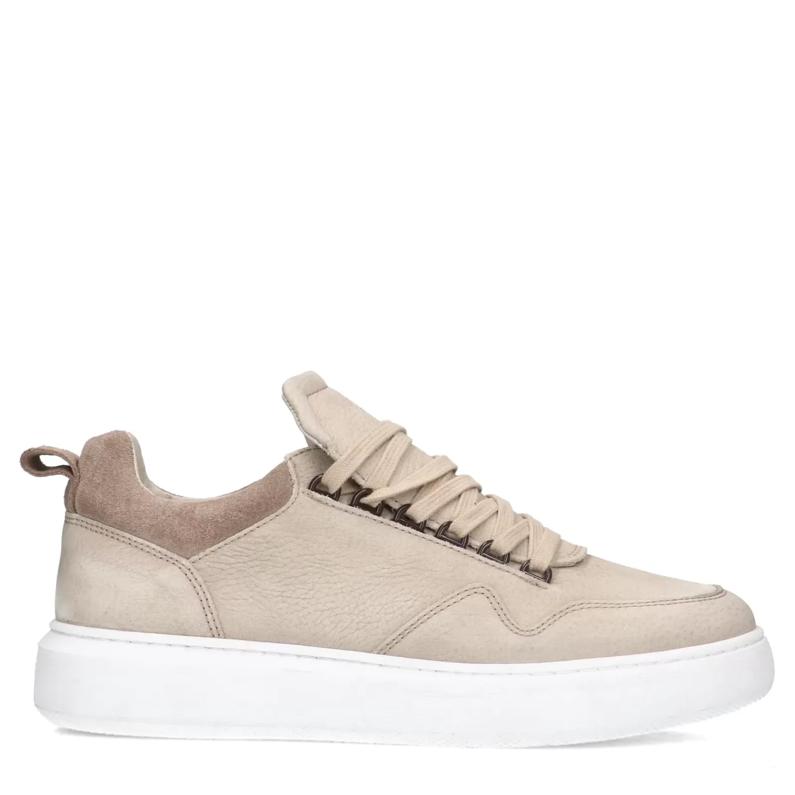 Hommes Sacha Baskets<Baskets En Nubuck Avec Semelle - Taupe