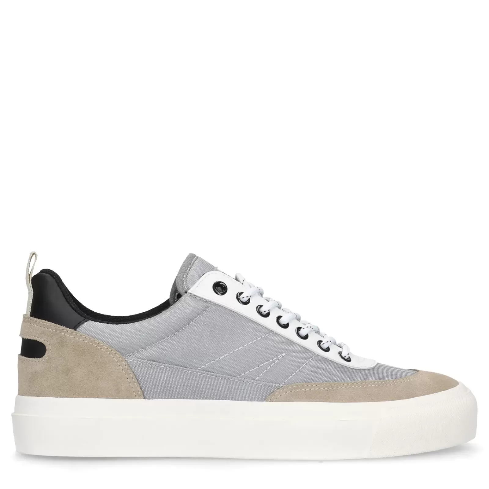 Hommes Sacha Baskets<Baskets Goliath En Nylon Et Daim - Gris