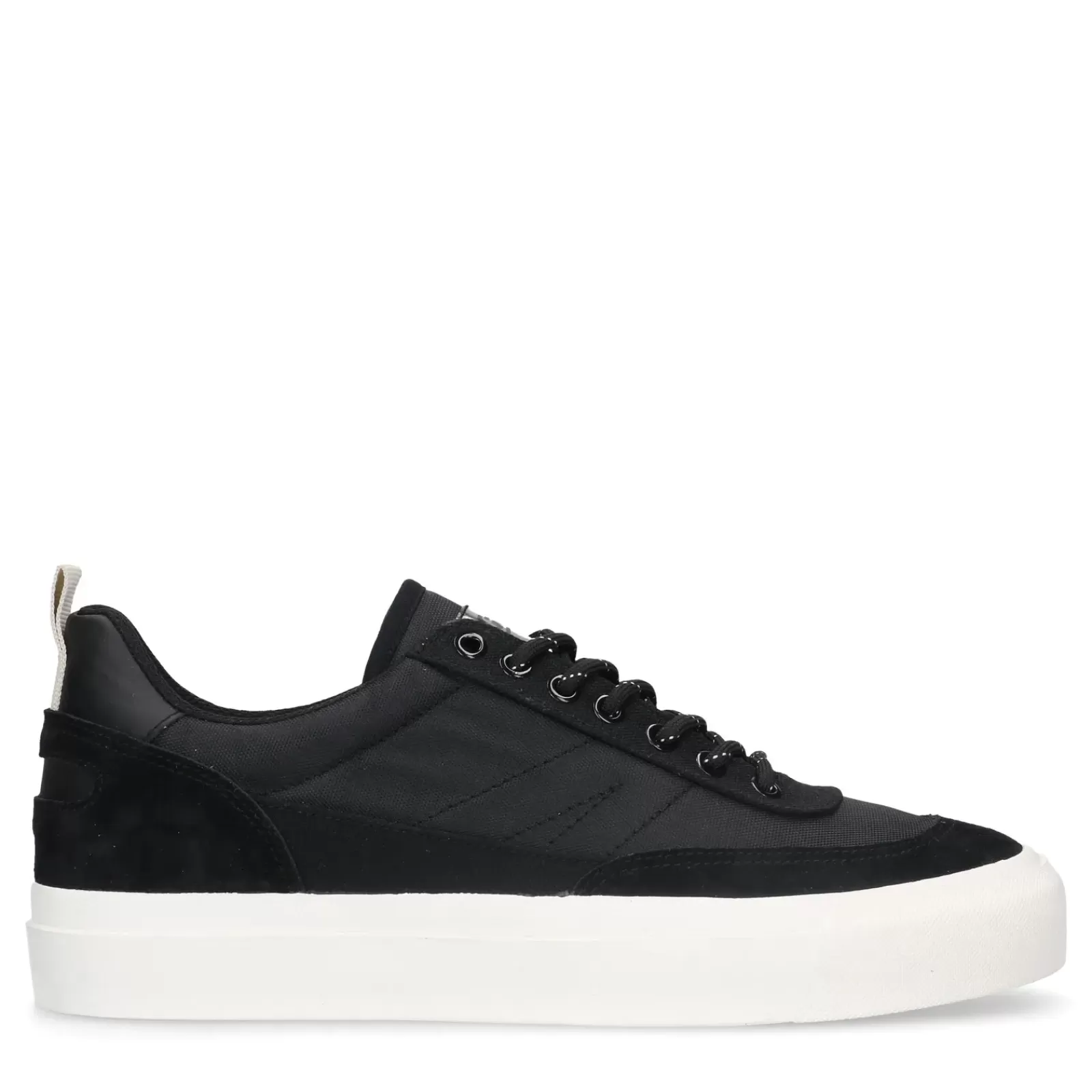 Hommes Sacha Baskets<Baskets Goliath En Nylon Et Daim - Noir