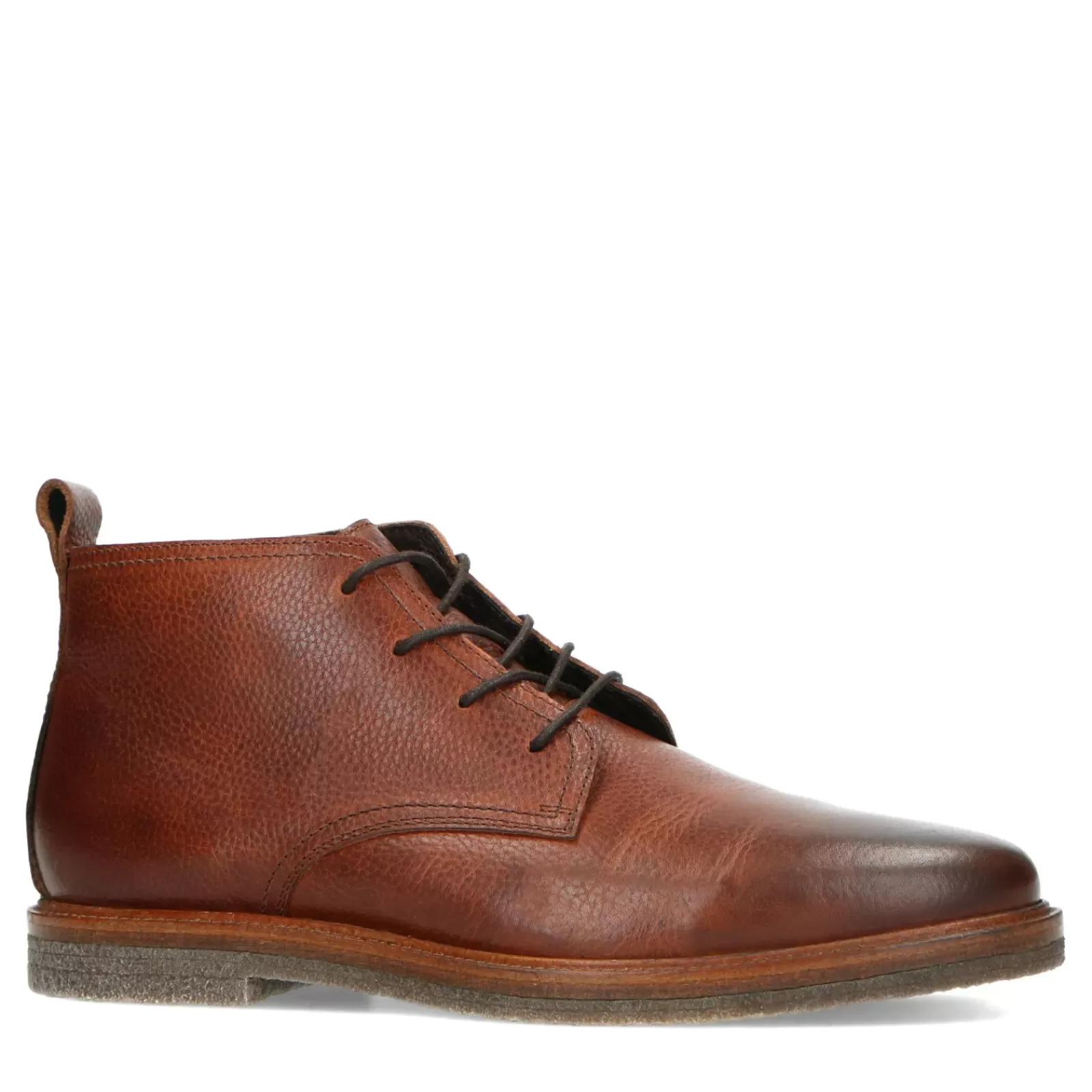 Hommes Sacha Bottes<Boots A Lacets En Cuir - Marron