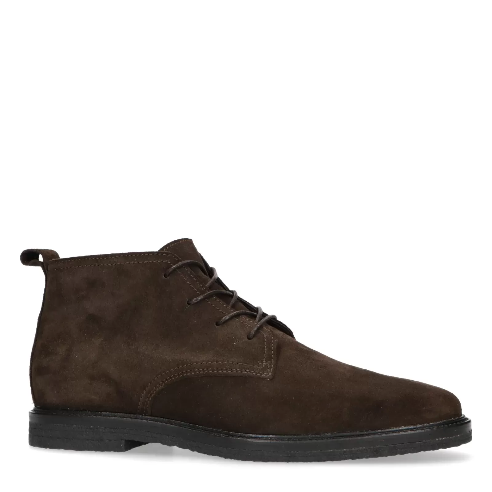 Hommes Sacha Bottes<Boots A Lacets En Daim - Marron