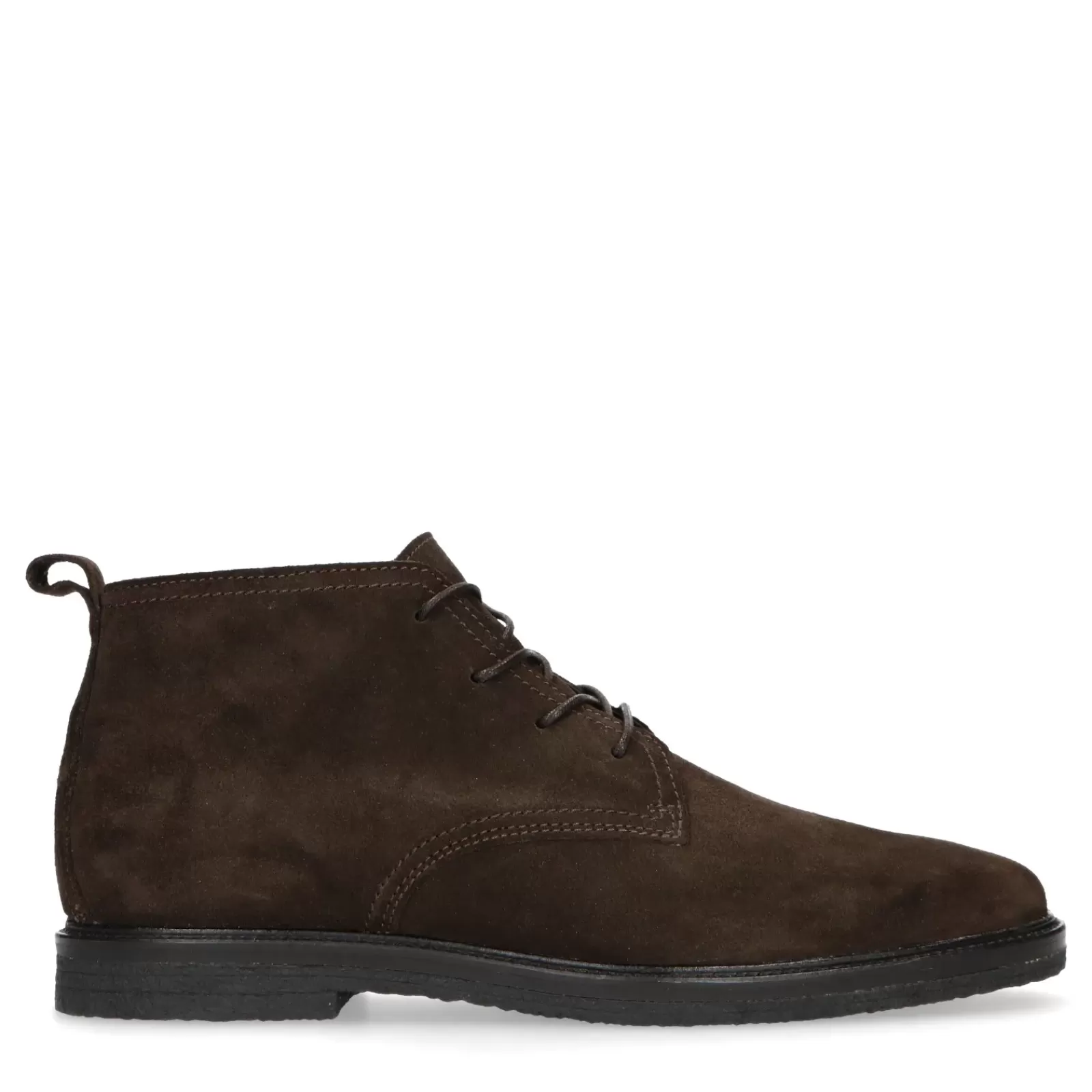 Hommes Sacha Bottes<Boots A Lacets En Daim - Marron