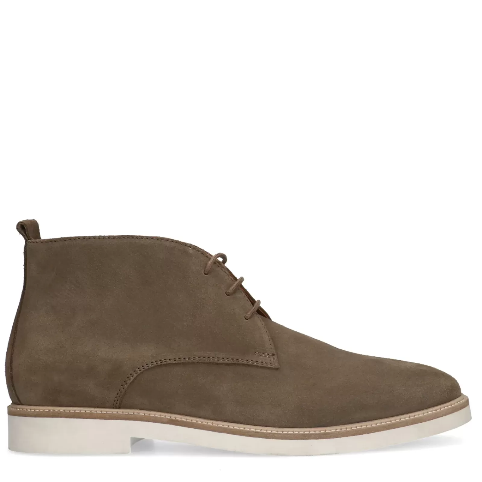 Hommes Sacha Bottes<Boots A Lacets En Daim - Taupe