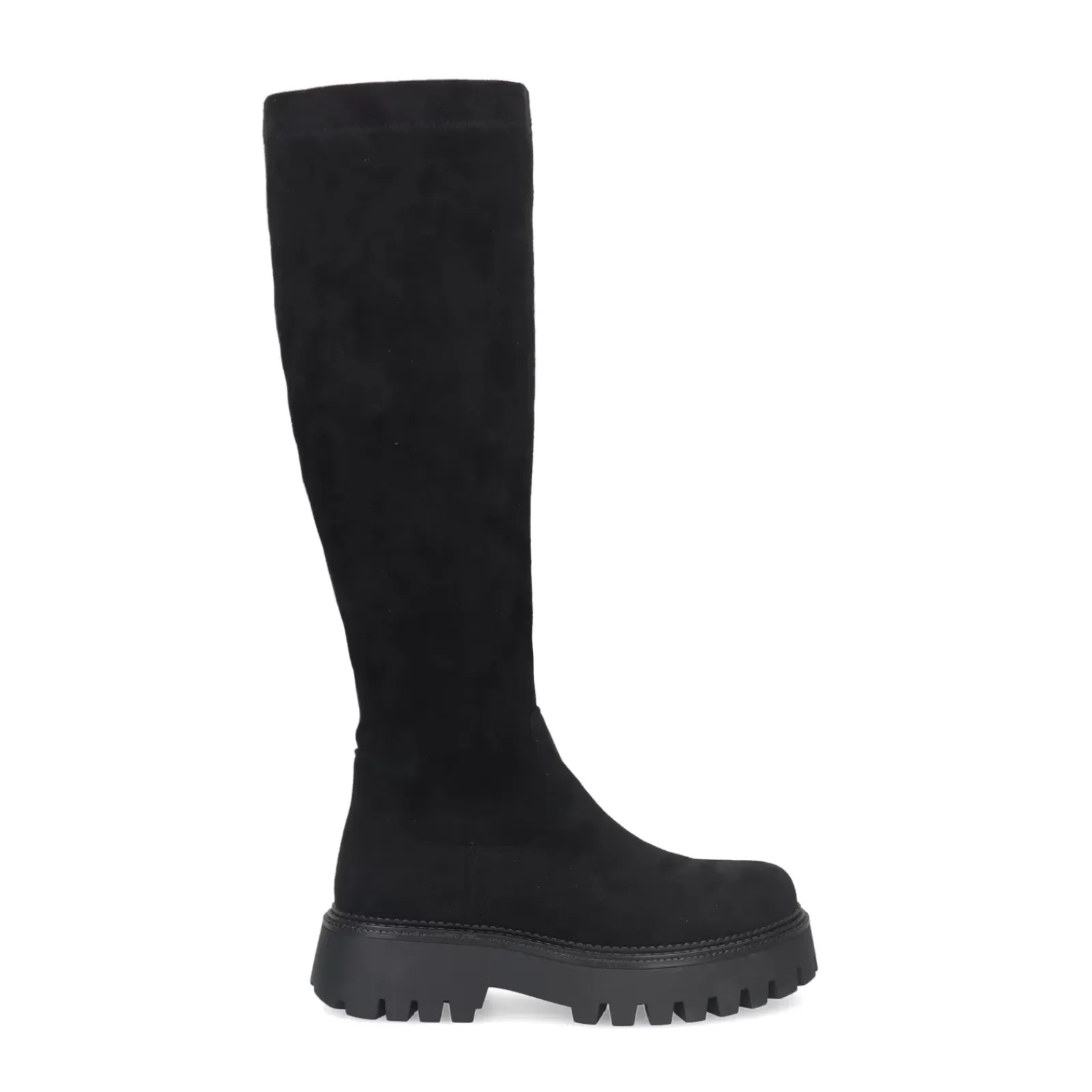 Femmes Sacha Bottines<Bottes Hautes Stretch - Noir