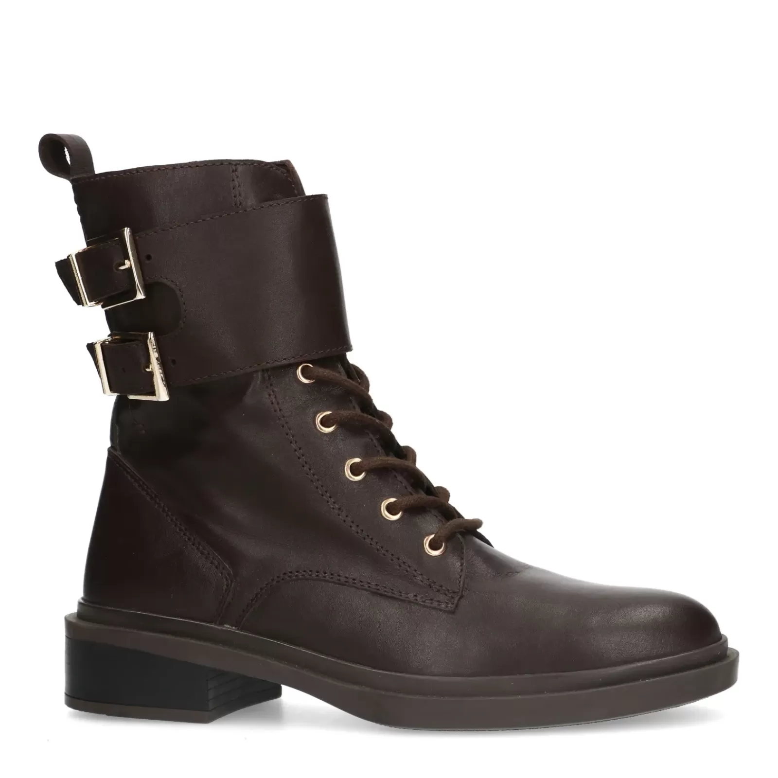 Femmes Sacha Bottines<Bottines A Lacets Avec Boucles - Marron