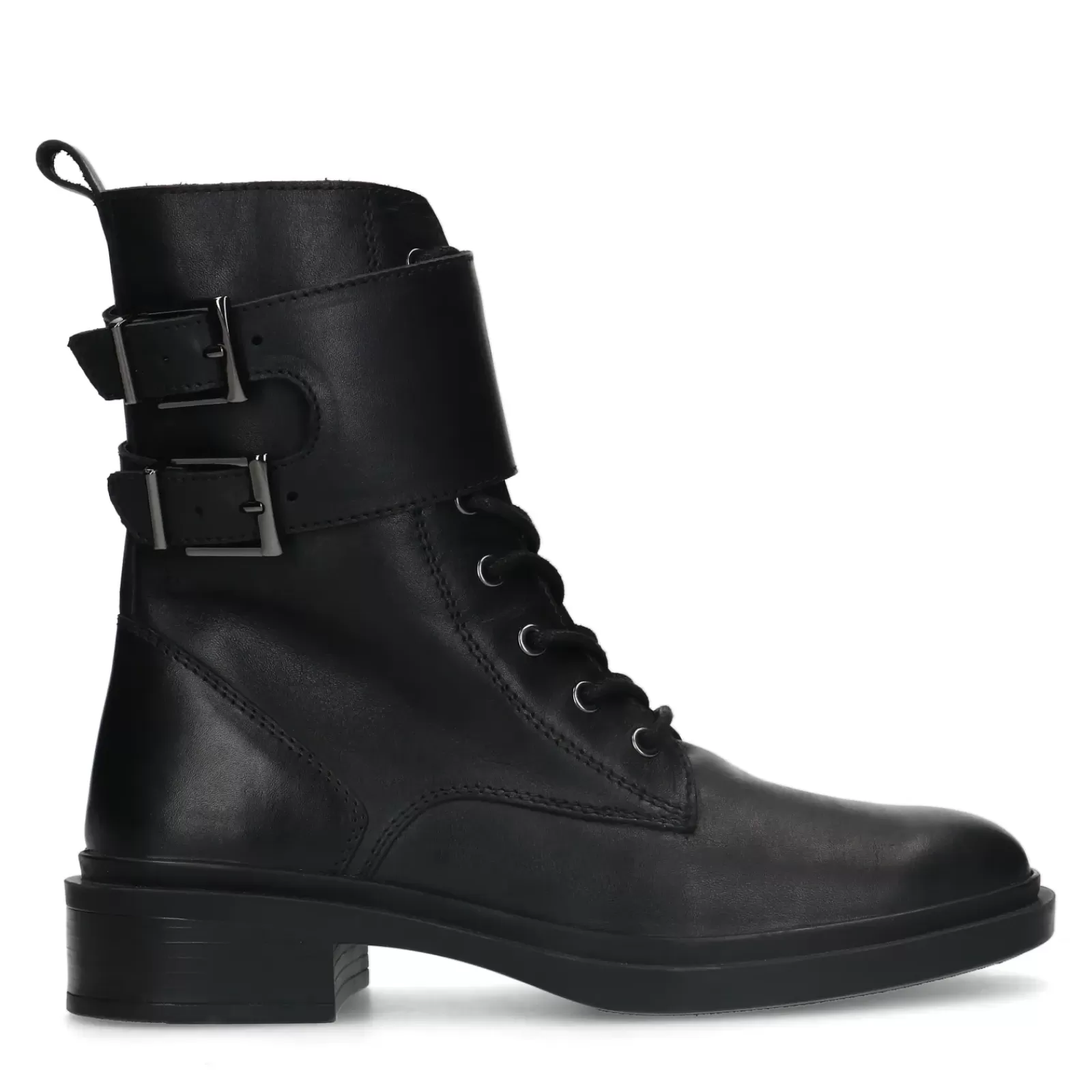 Femmes Sacha Bottines<Bottines A Lacets Avec Boucles - Noir