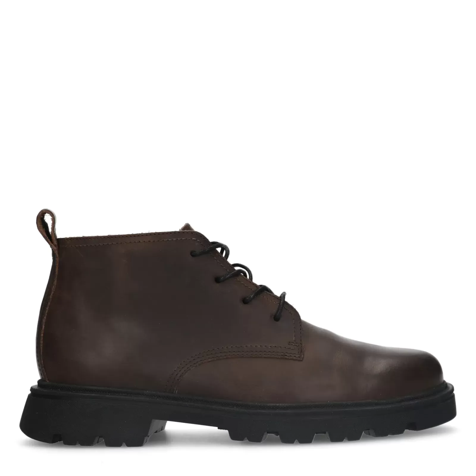 Hommes Sacha Bottes<Bottines A Lacets En Cuir - Marron