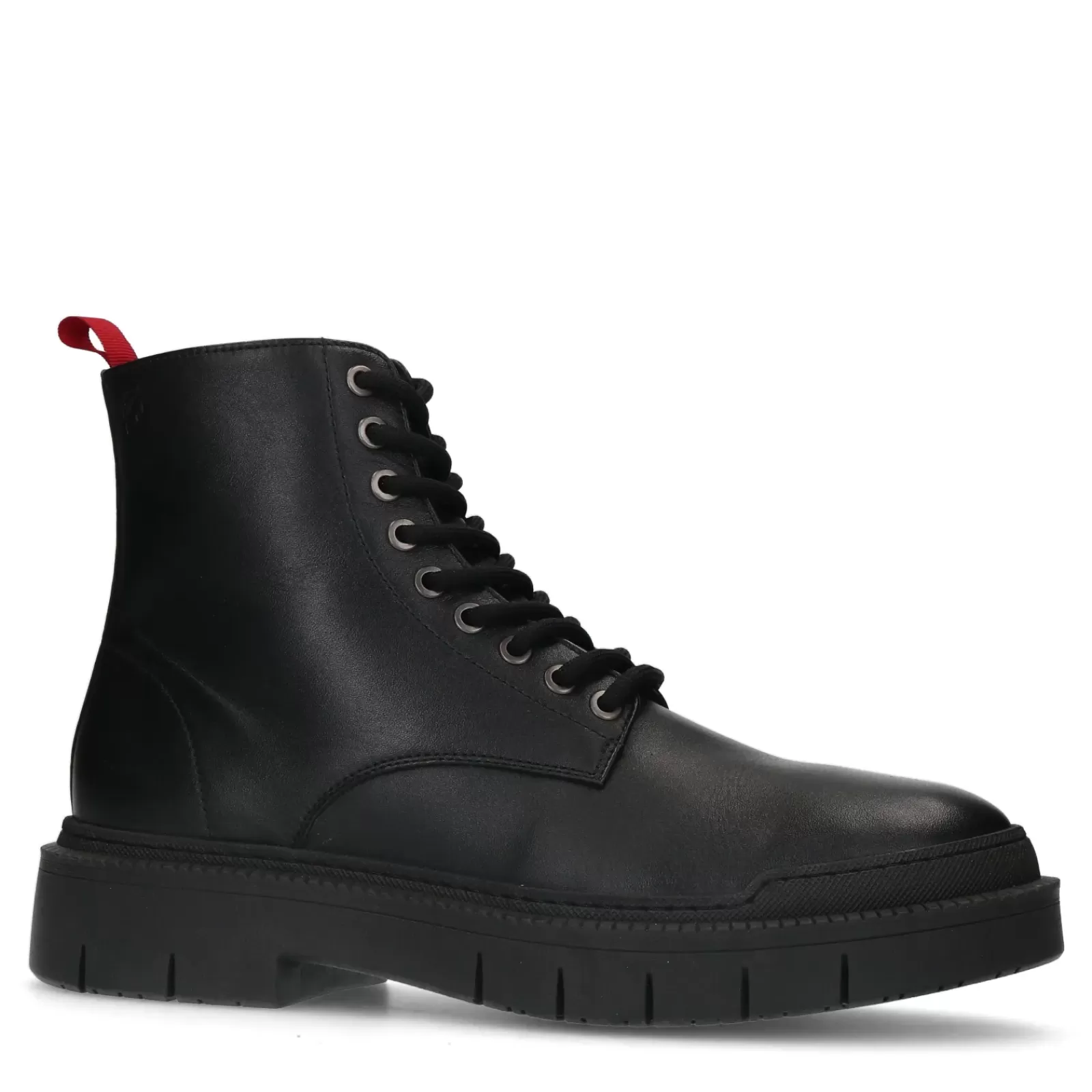 Hommes Sacha Bottes<Bottines A Lacets En Cuir - Noir