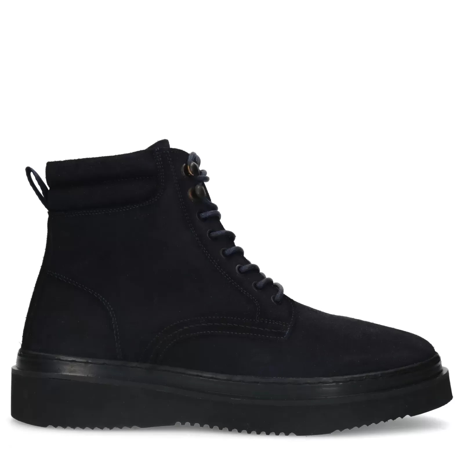 Hommes Sacha Bottes<Bottines A Lacets En Daim - Bleu Fonce