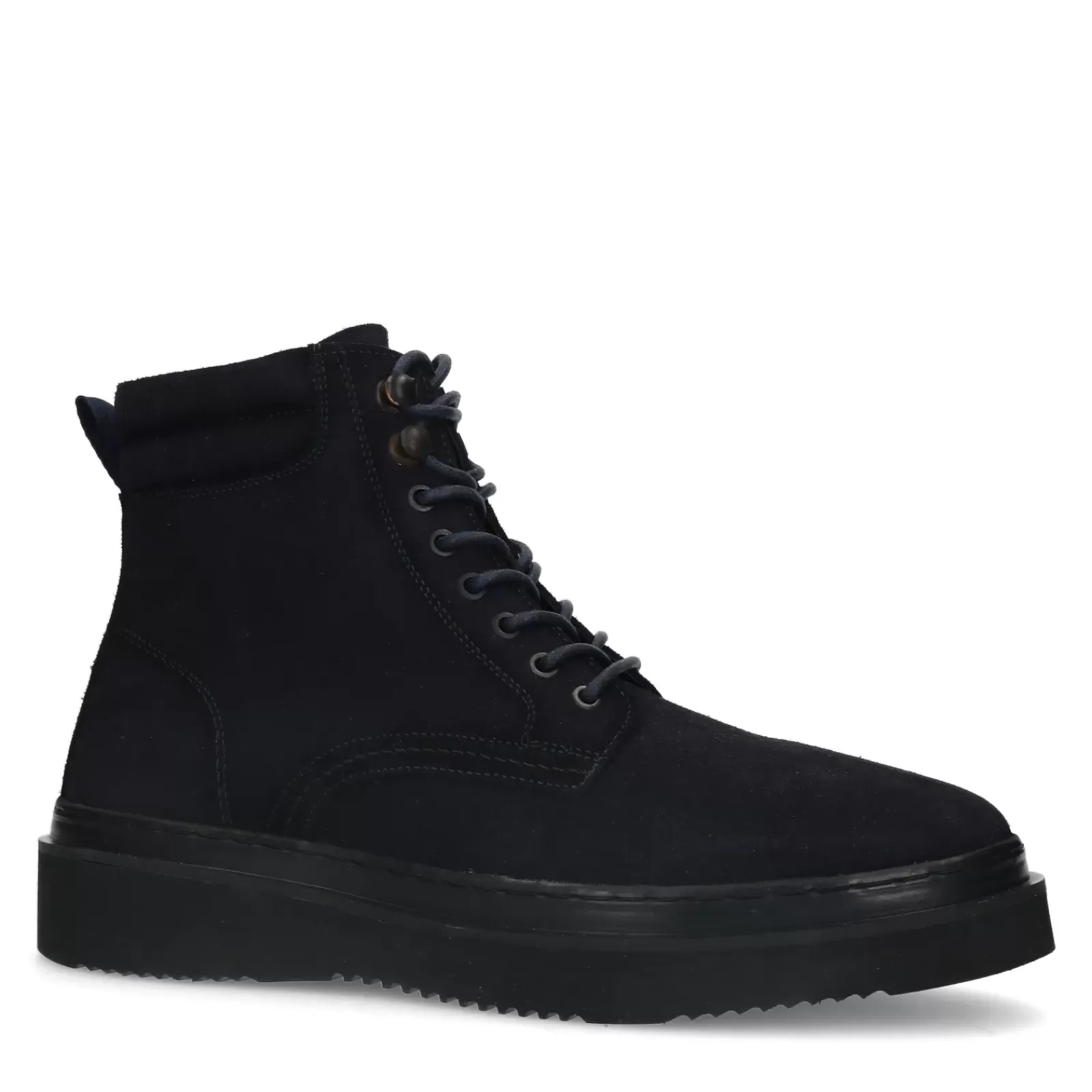 Hommes Sacha Bottes<Bottines A Lacets En Daim - Bleu Fonce