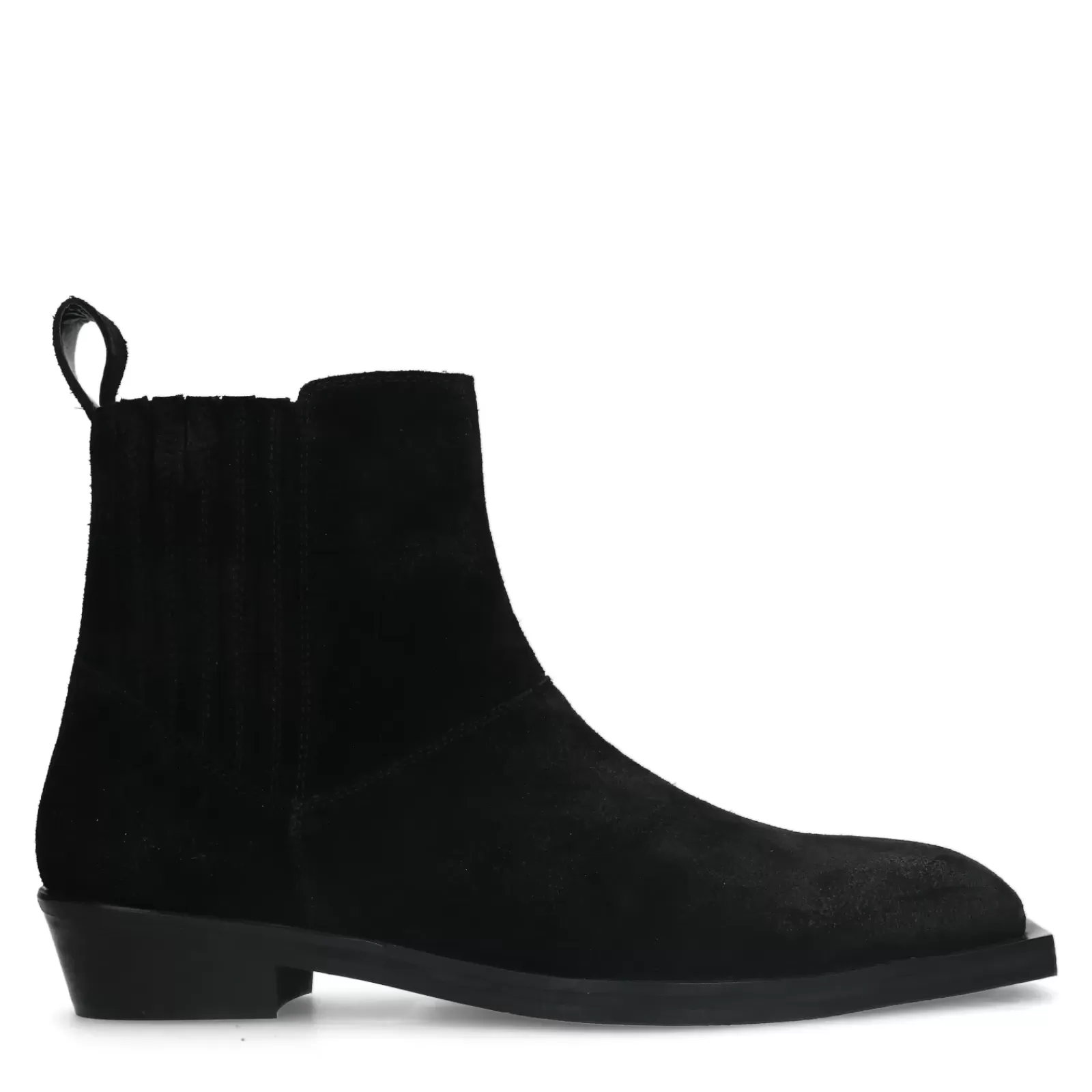 Hommes Sacha Bottes<Bottines En Daim - Noir