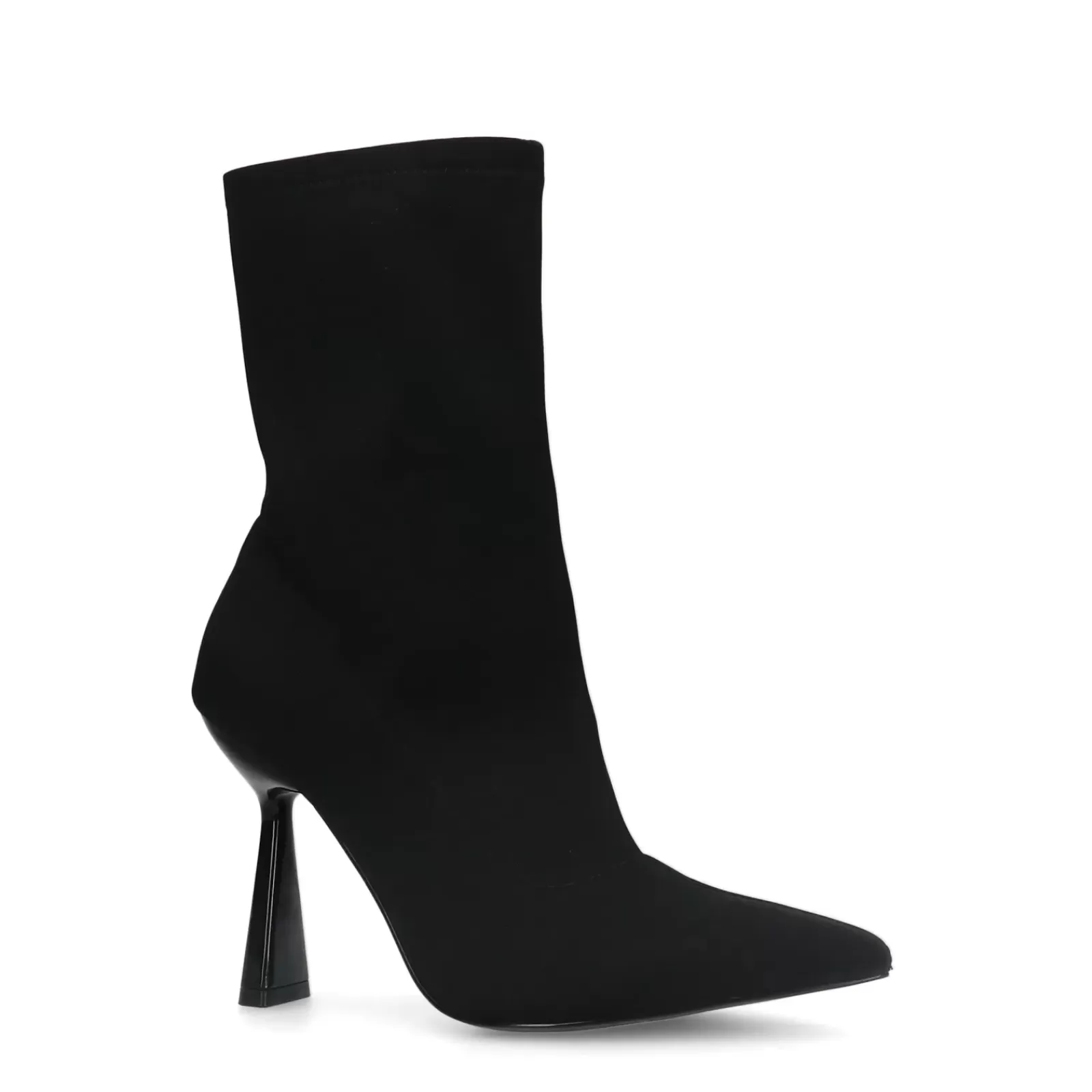 Femmes Sacha Bottines<Bottines-Chaussettes Avec Talon Entonnoir - Noir