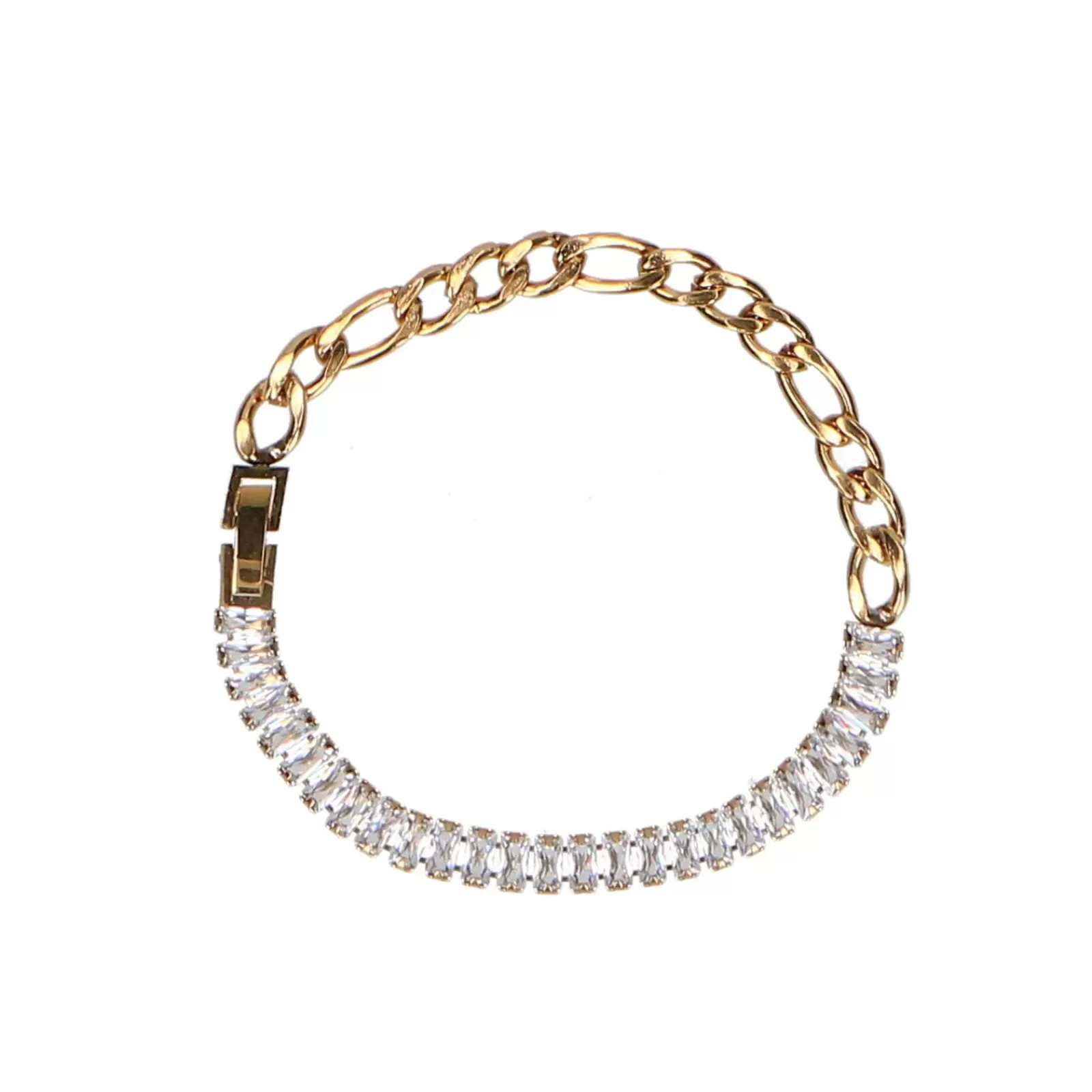 Femmes Sacha Bijoux<Bracelet Avec Strass - Dore