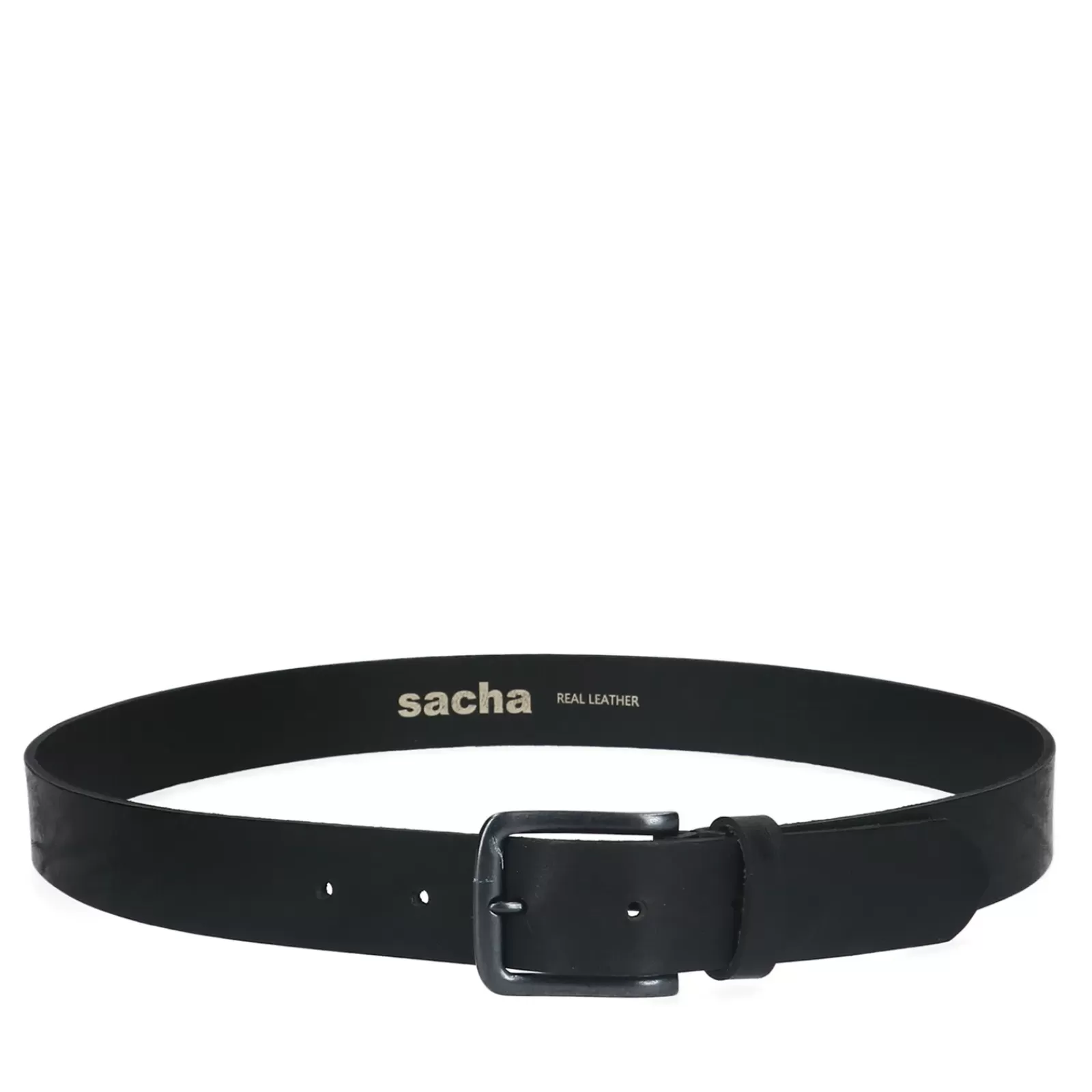 Hommes Sacha Accessoires<Ceinture En Cuir - Noir