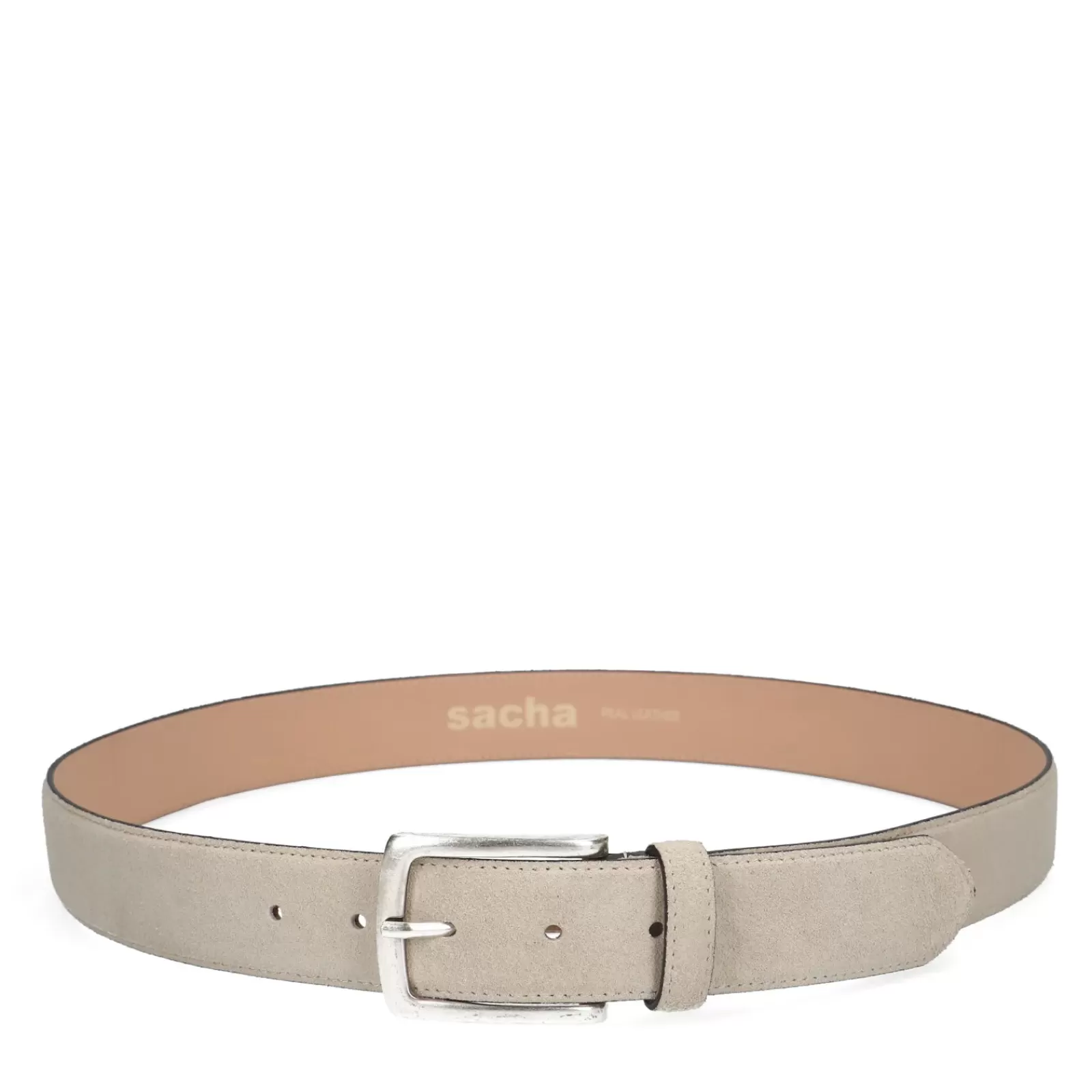 Hommes Sacha Accessoires<Ceinture En Daim - Beige