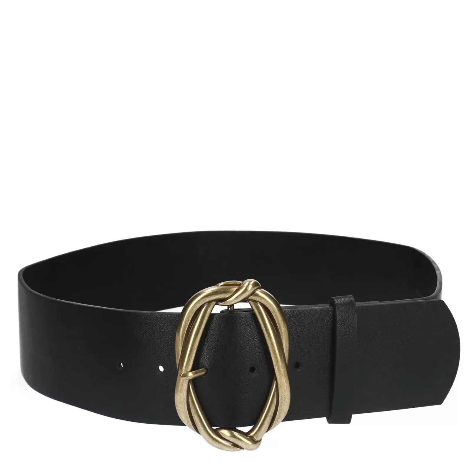 Femmes Sacha Ceinture<Ceinture Large Avec Boucle - Noir