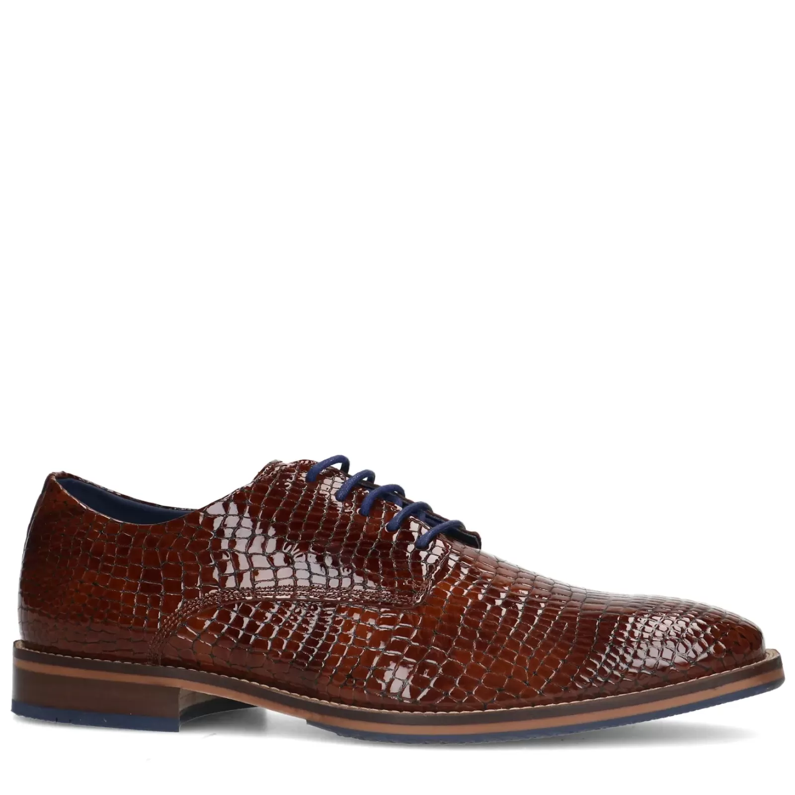 Hommes Sacha Chaussures À Lacets<Chaussures À Lacets En Cuir - Marron