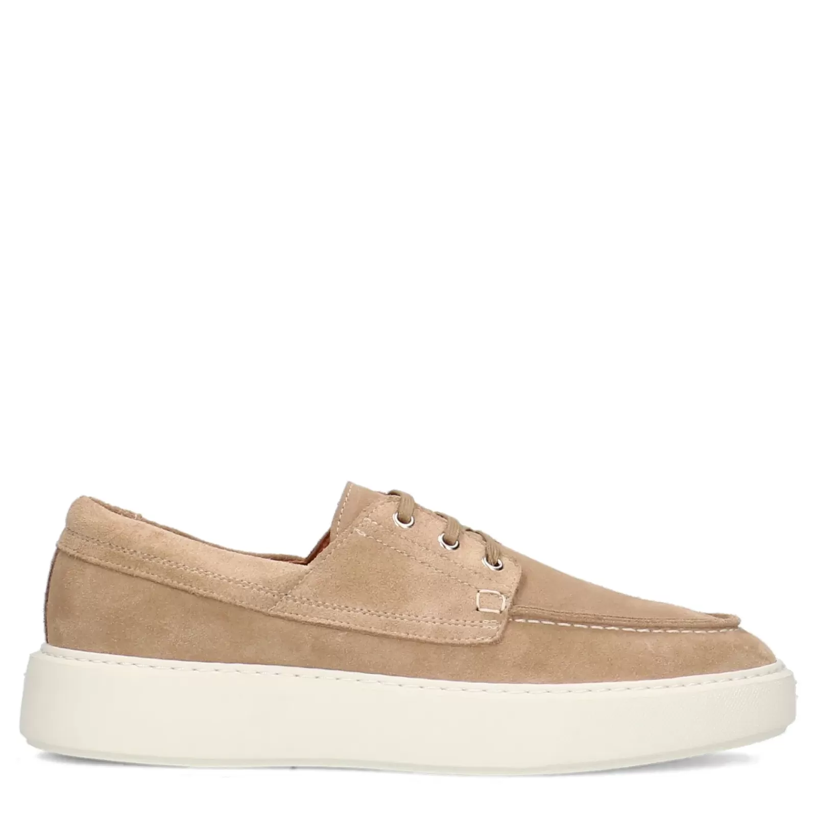 Hommes Sacha Chaussures À Lacets<Chaussures À Lacets En Daim - Beige