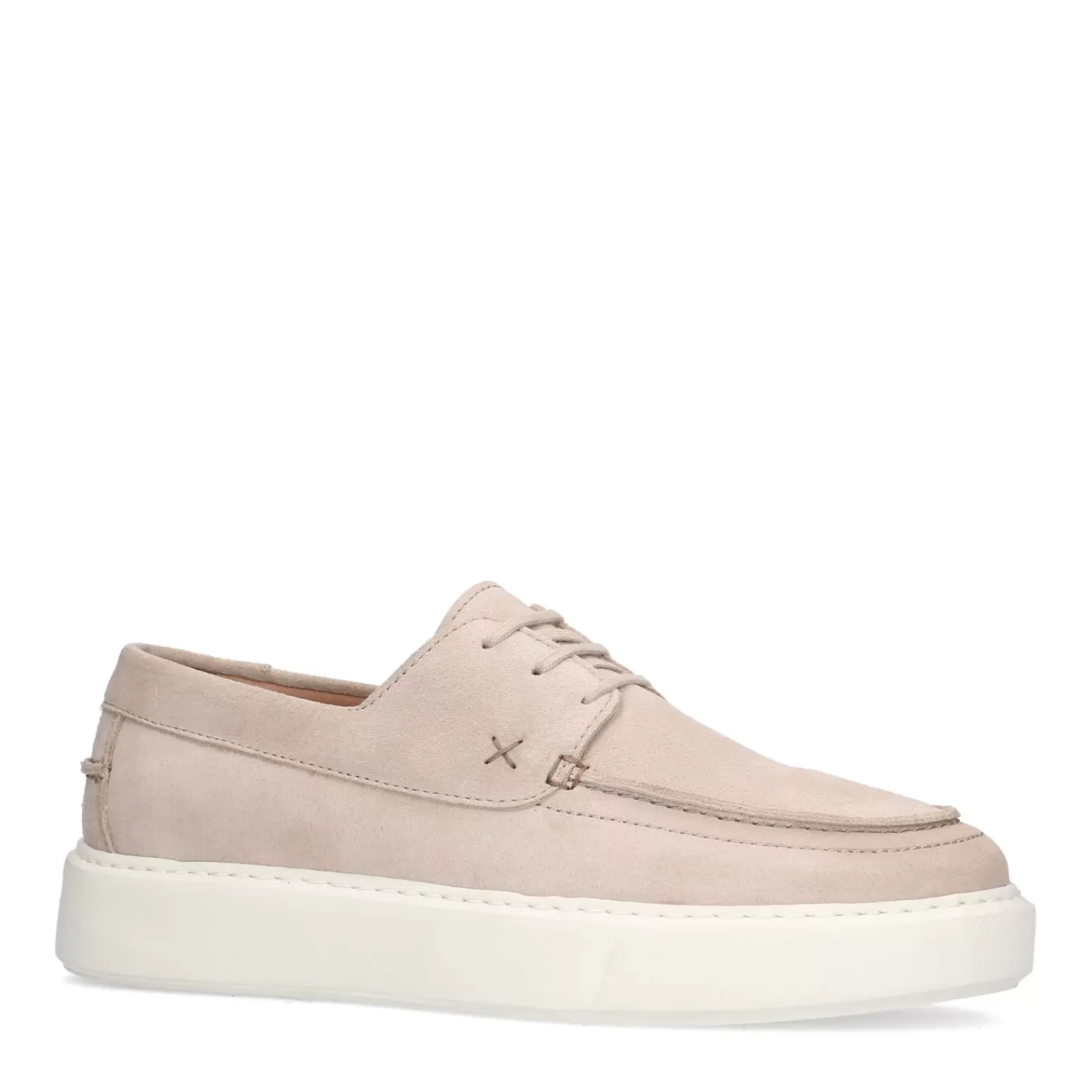 Hommes Sacha Chaussures À Lacets<Chaussures À Lacets En Daim - Beige