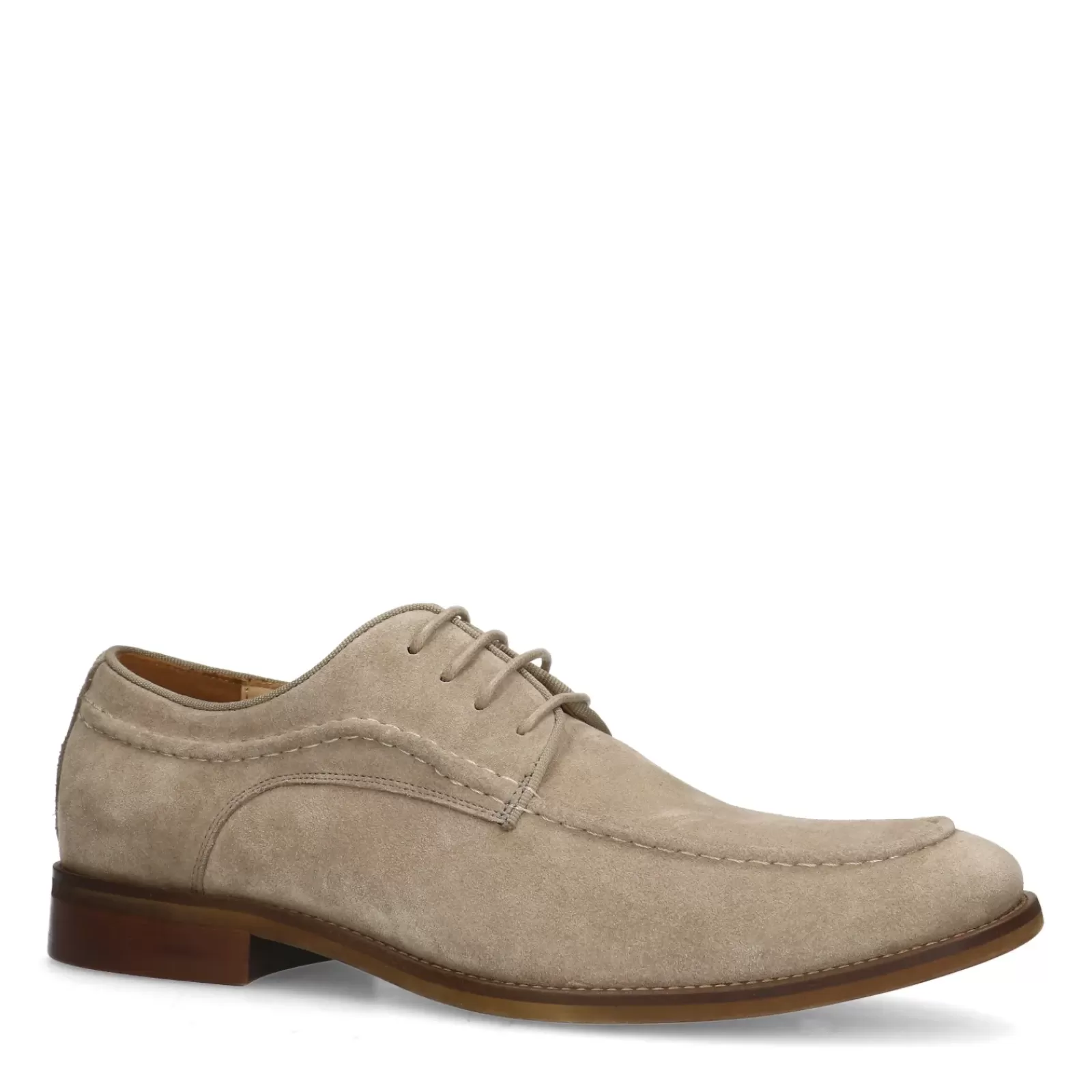 Hommes Sacha Chaussures À Lacets<Chaussures À Lacets En Daim - Taupe