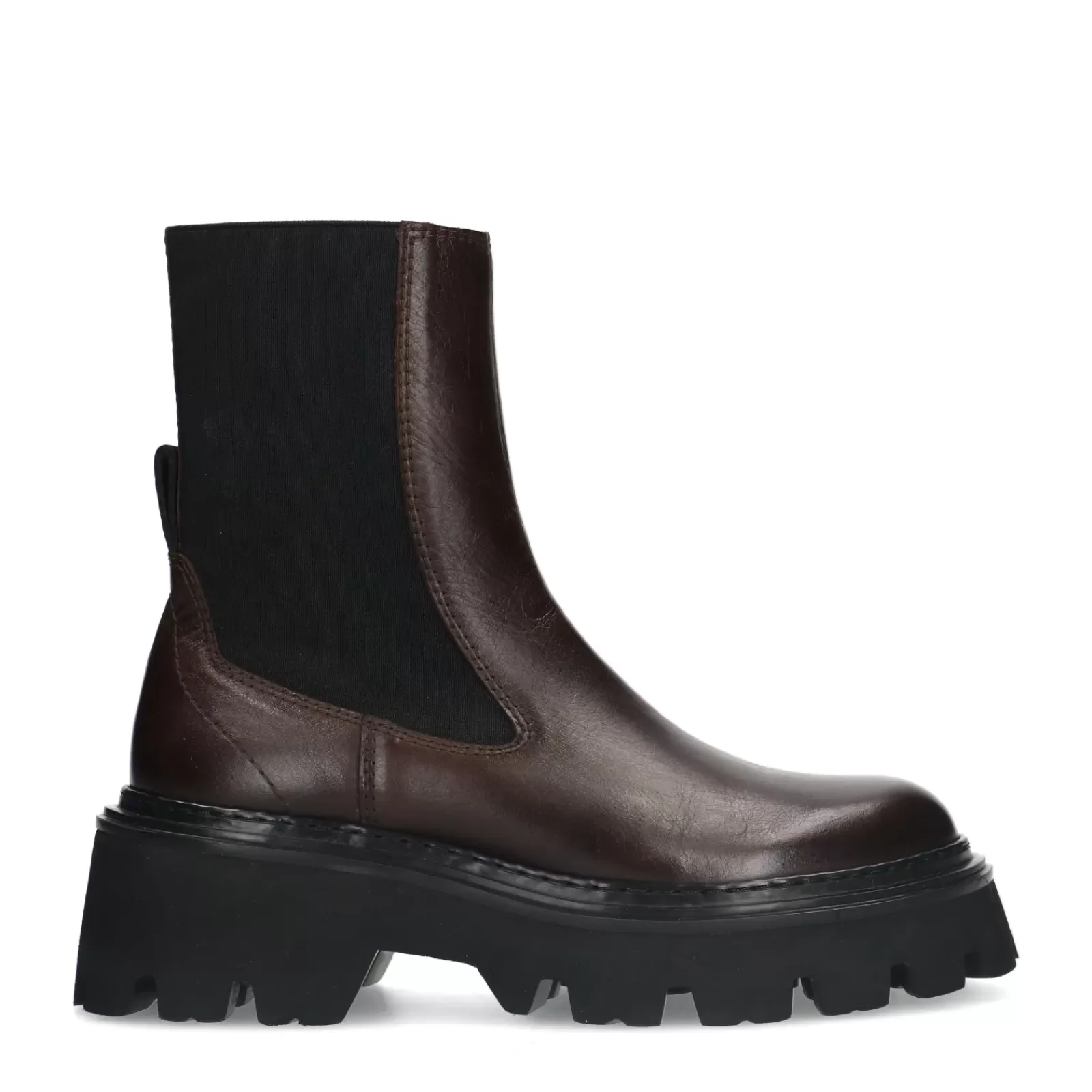 Femmes Sacha Bottines<Chelsea Boots A Plateforme - Marron