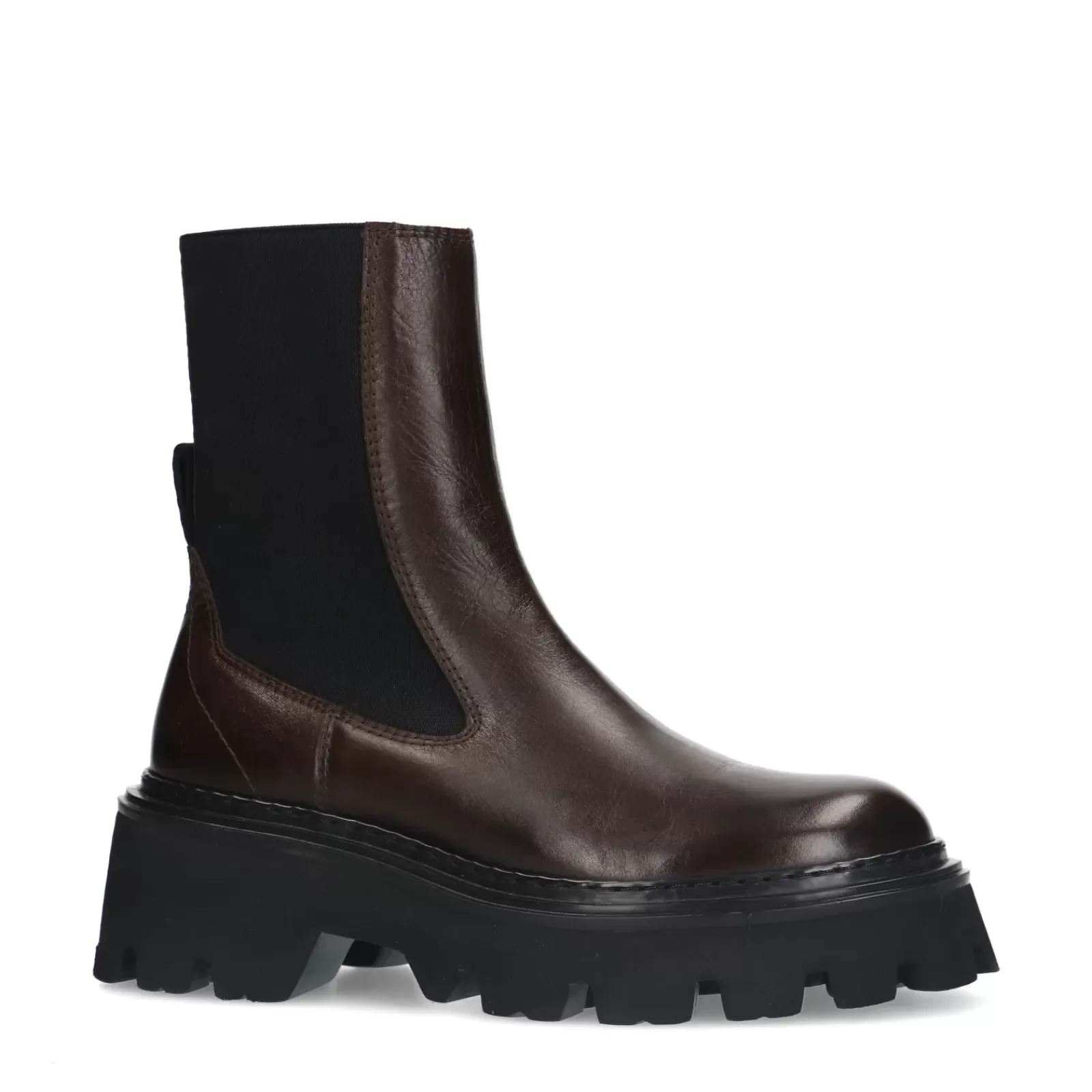 Femmes Sacha Bottines<Chelsea Boots A Plateforme - Marron