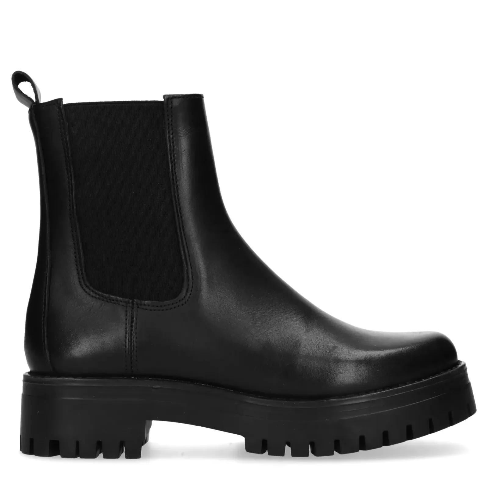 Femmes Sacha Bottines<Chelsea Boots Basses En Cuir - Noir