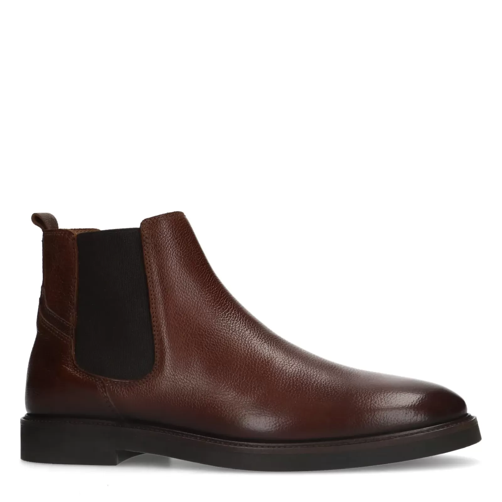 Hommes Sacha Bottes<Chelsea Boots En Cuir - Marron