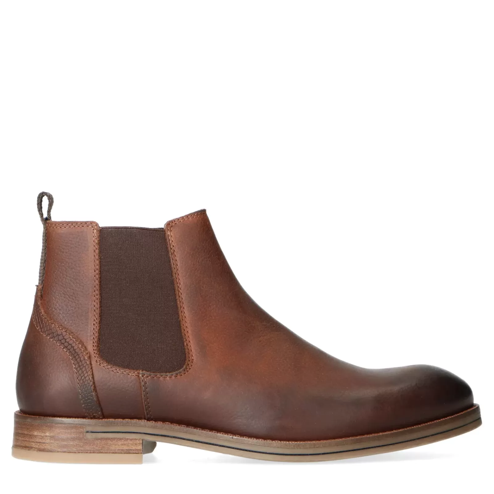 Hommes Sacha Bottes<Chelsea Boots En Cuir - Marron