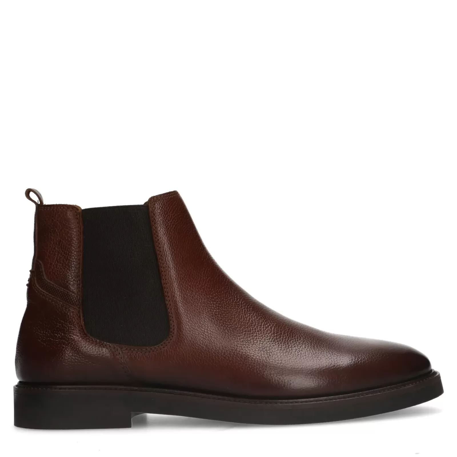 Hommes Sacha Bottes<Chelsea Boots En Cuir - Marron